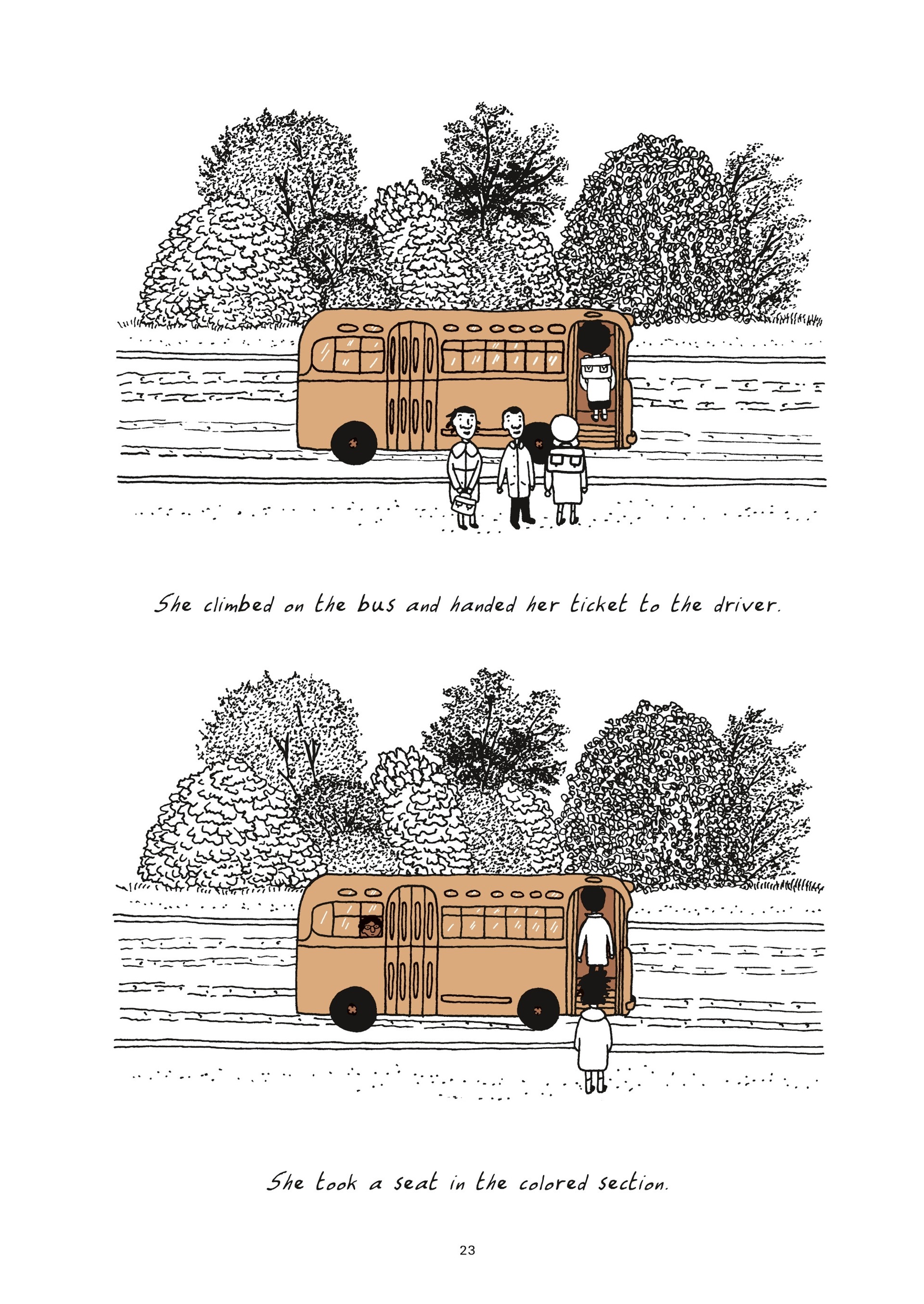 Read online Colored: The Unsung Life of Claudette Colvin comic -  Issue # TPB - 23