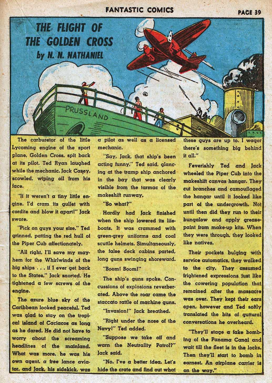 Read online Fantastic Comics comic -  Issue #18 - 41