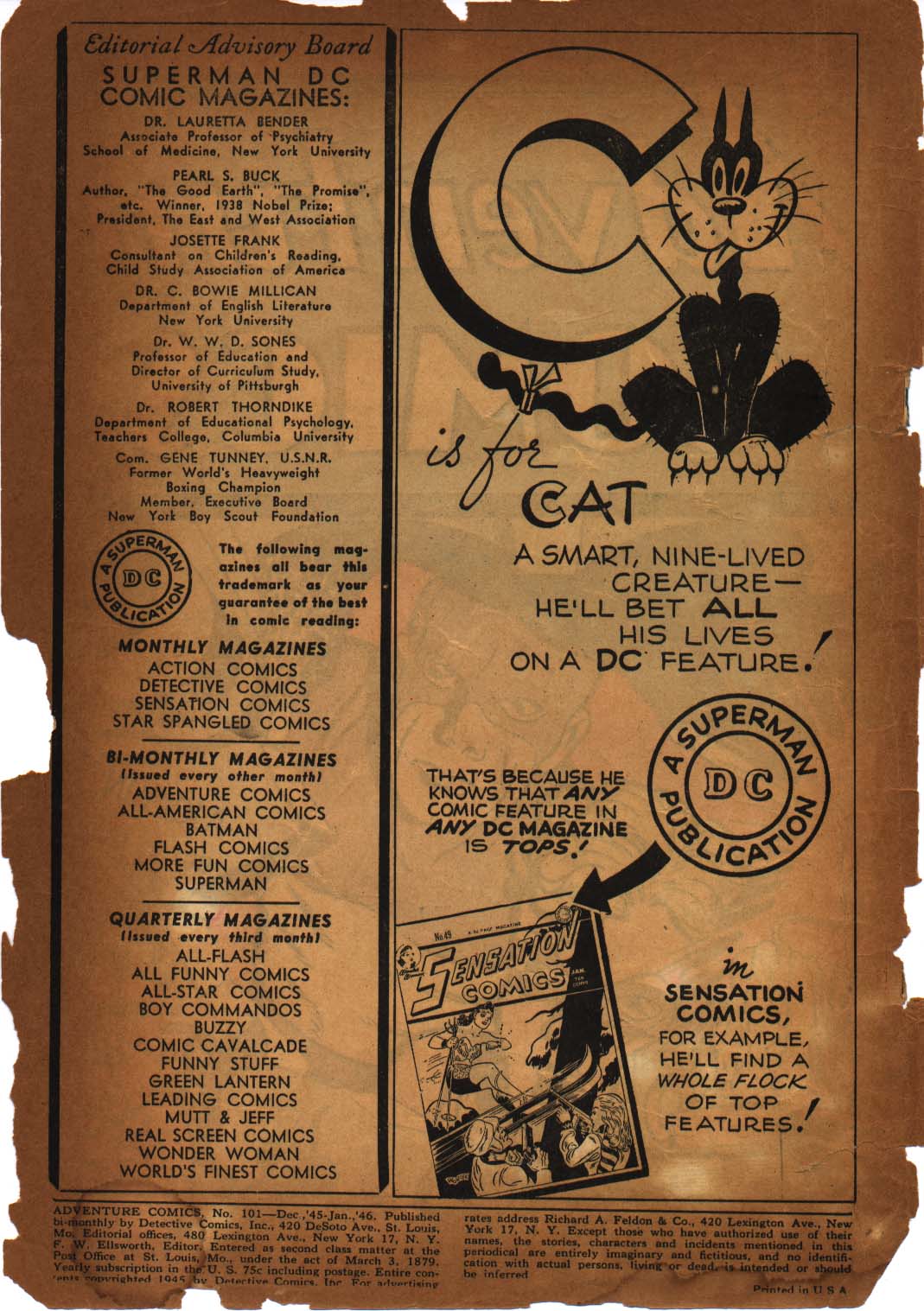 Read online Adventure Comics (1938) comic -  Issue #101 - 2