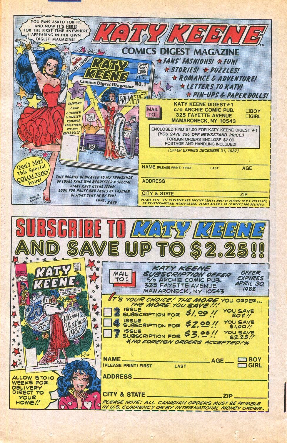 Read online Katy Keene (1983) comic -  Issue #24 - 22