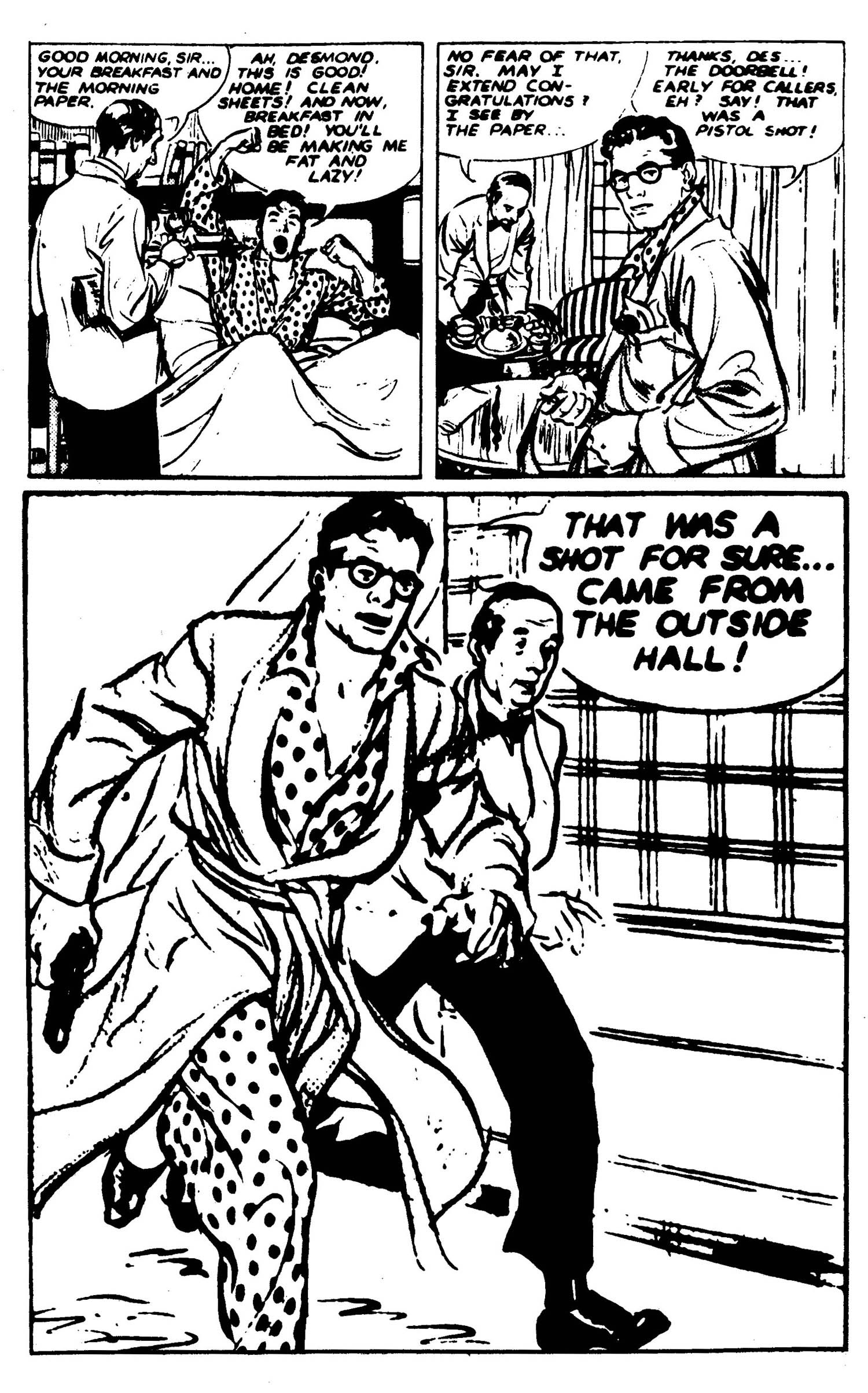 Read online Official Rip Kirby comic -  Issue #1 - 4