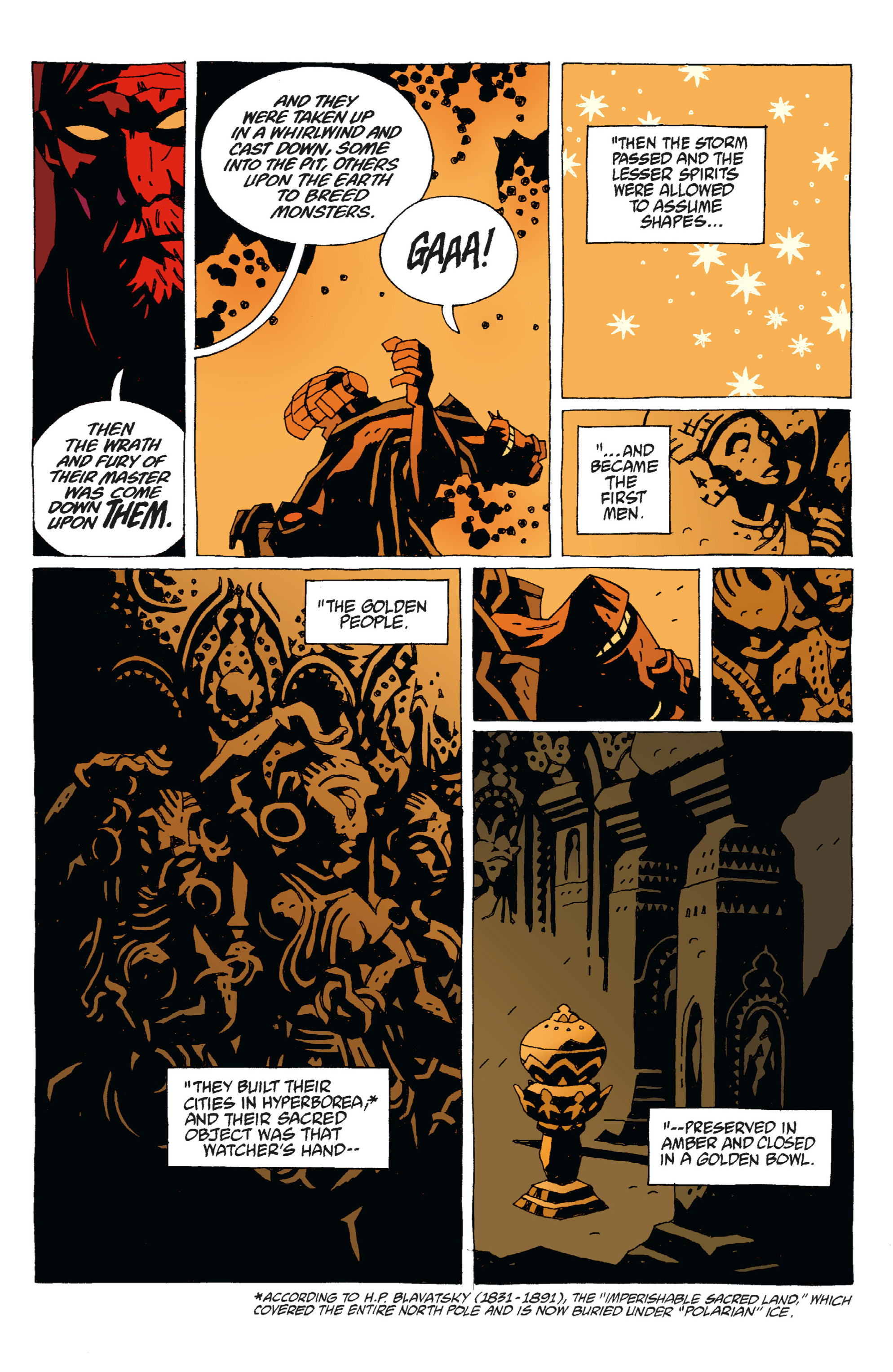 Read online Hellboy comic -  Issue #6 - 109