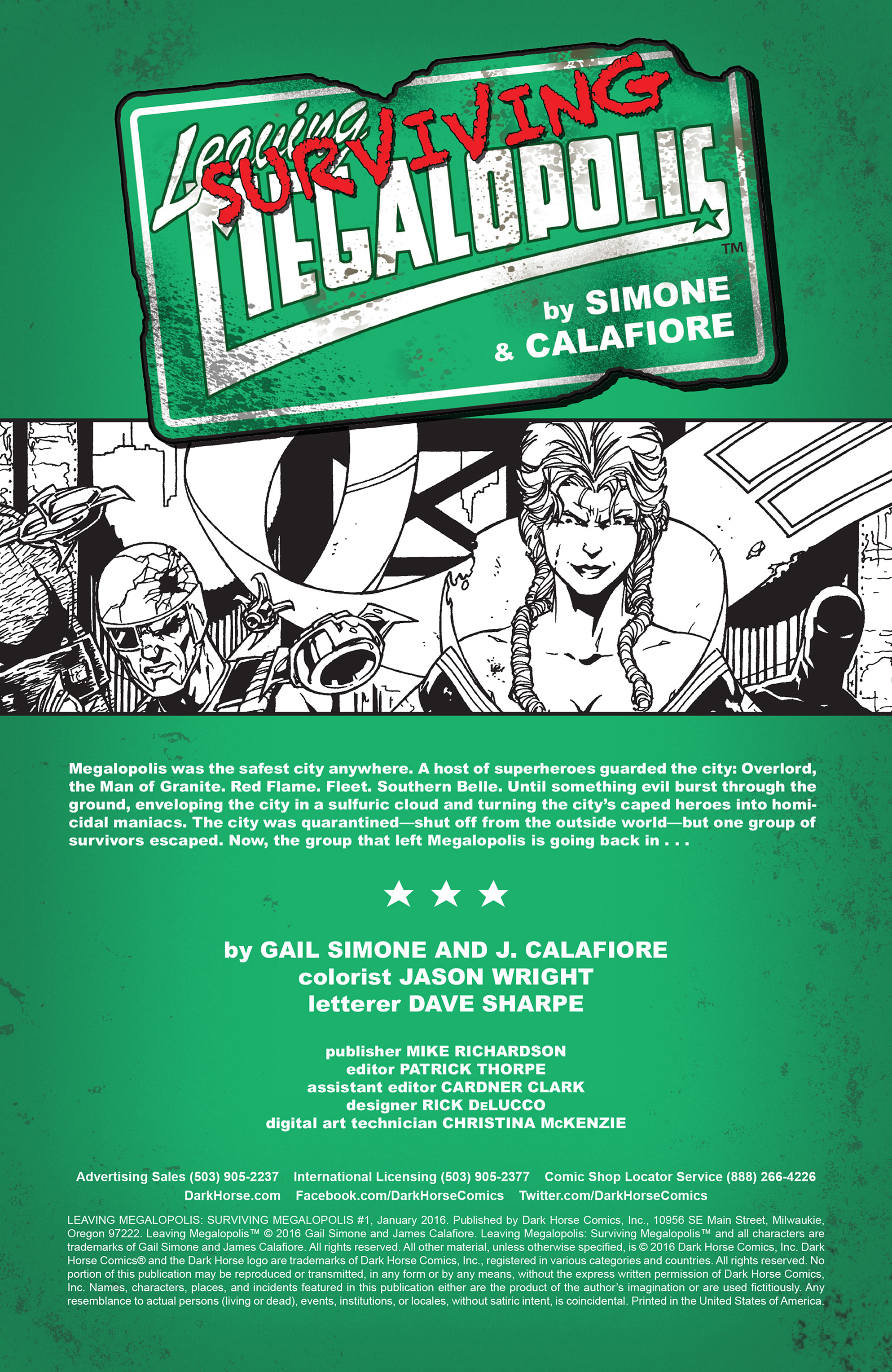 Read online Leaving Megalopolis: Surviving Megalopolis comic -  Issue #1 - 2