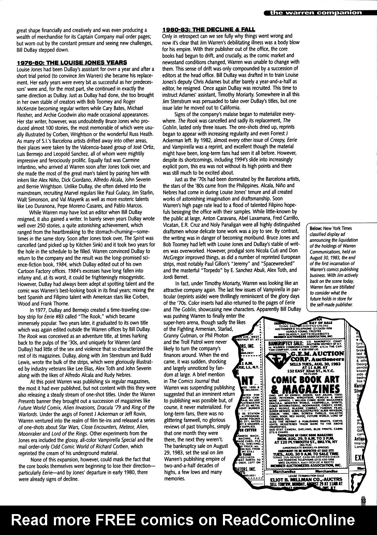 Read online Warren Companion comic -  Issue # TPB (Part 1) - 13