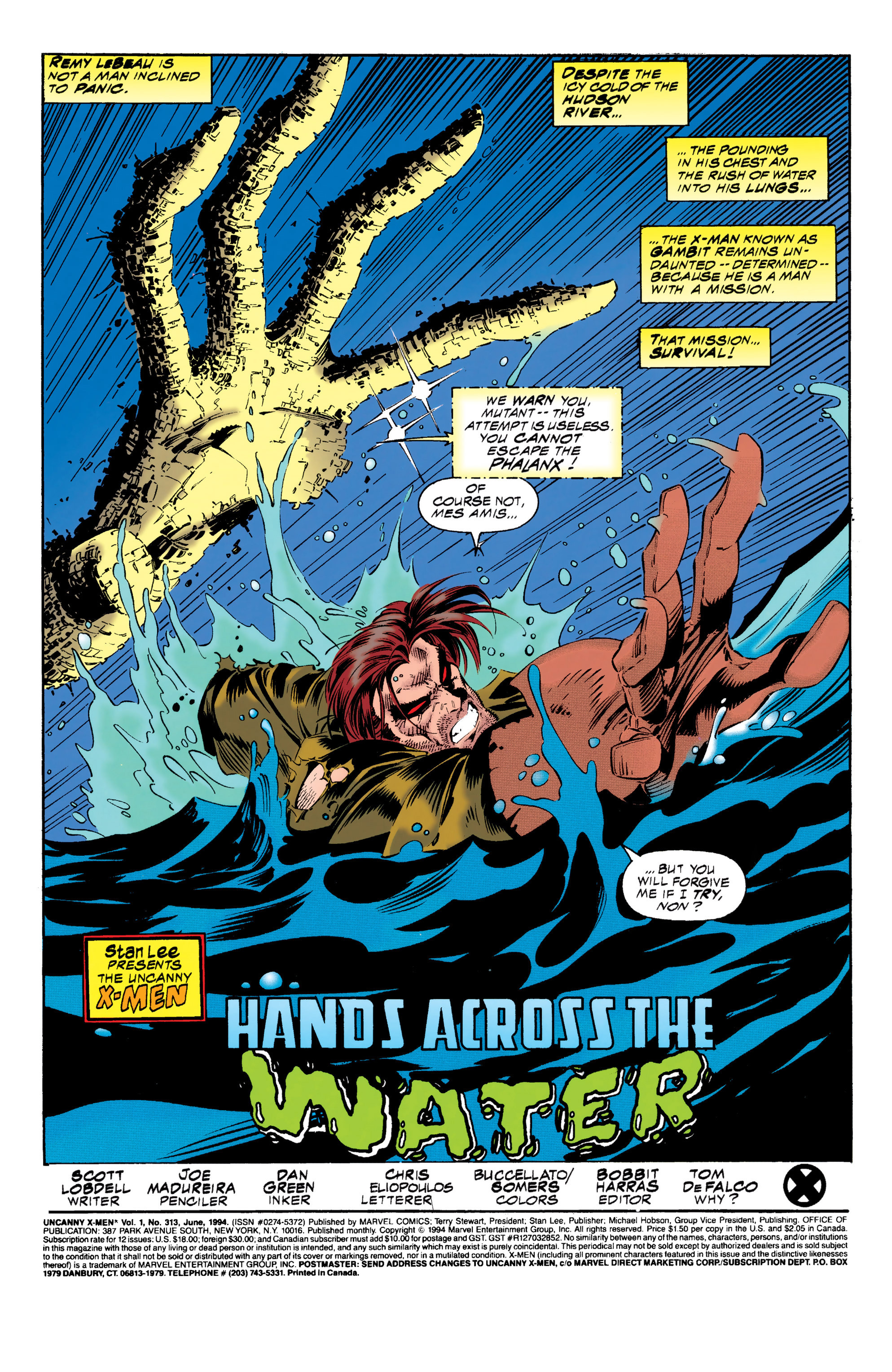 Read online Uncanny X-Men (1963) comic -  Issue #313 - 2