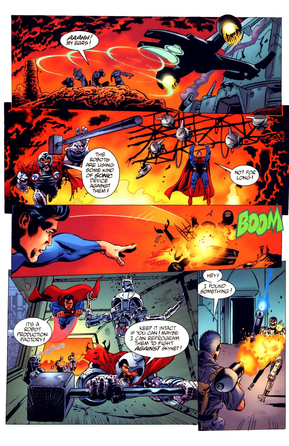 Read online Superman vs. The Terminator: Death to the Future comic -  Issue #2 - 19