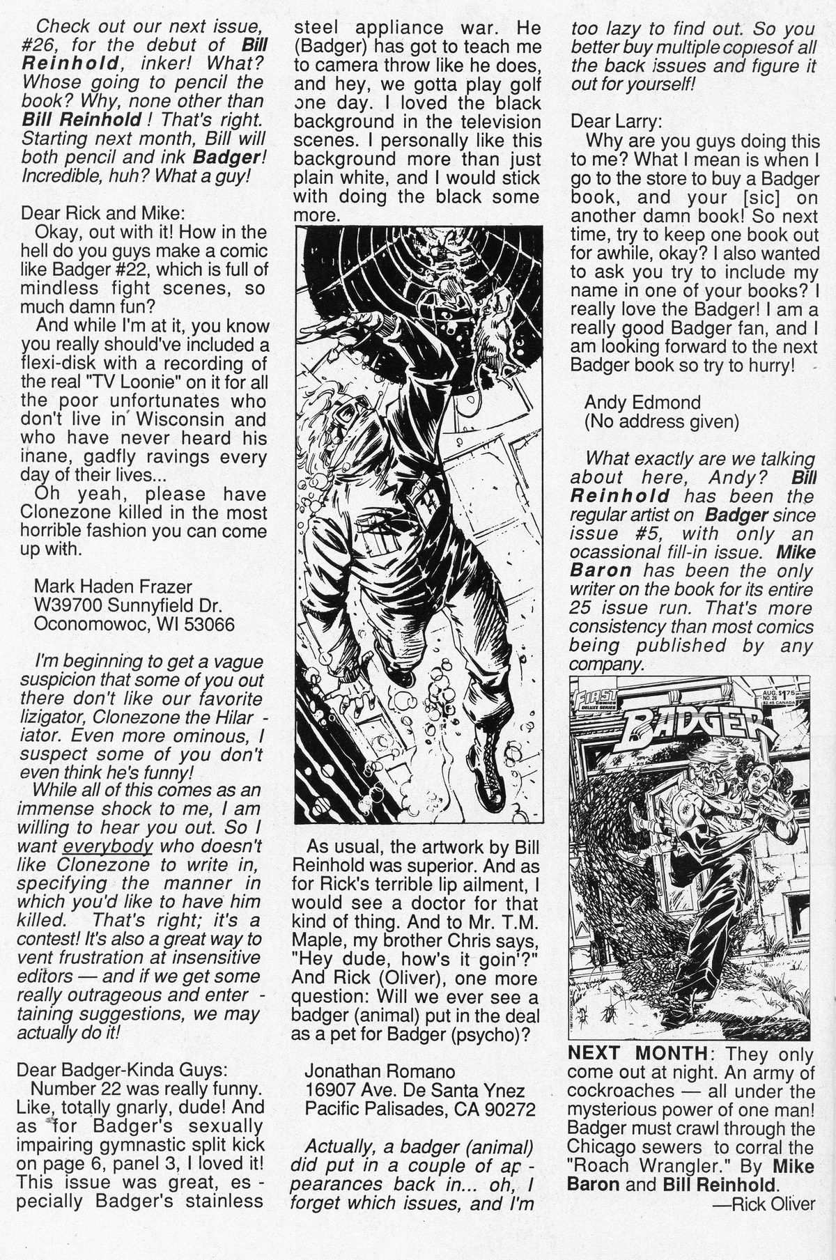 Read online The Badger comic -  Issue #25 - 34