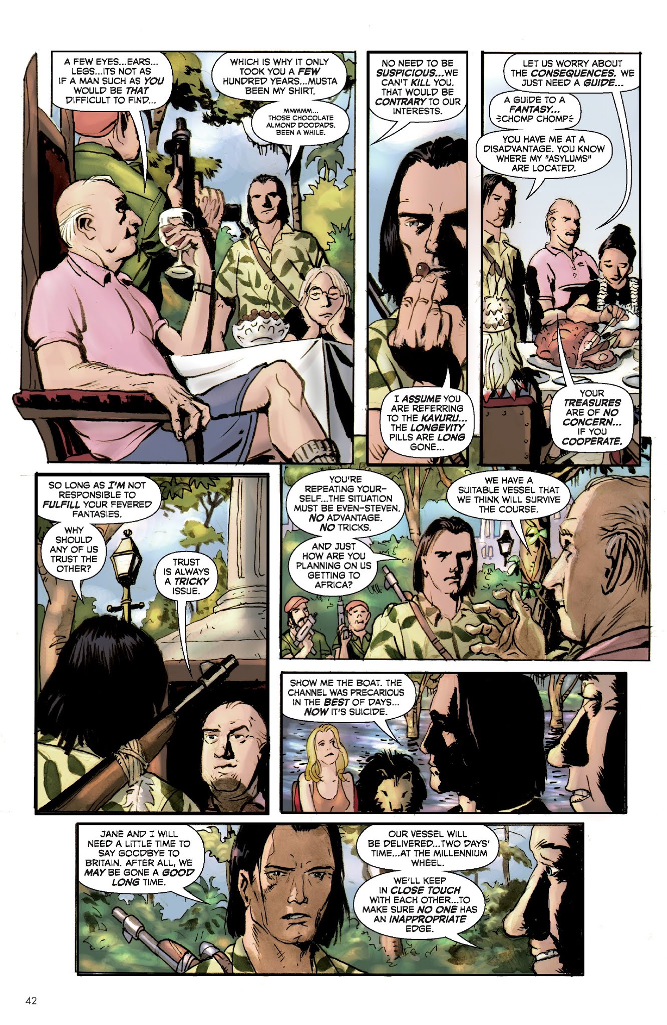 Read online The Once and Future Tarzan comic -  Issue # TPB - 43