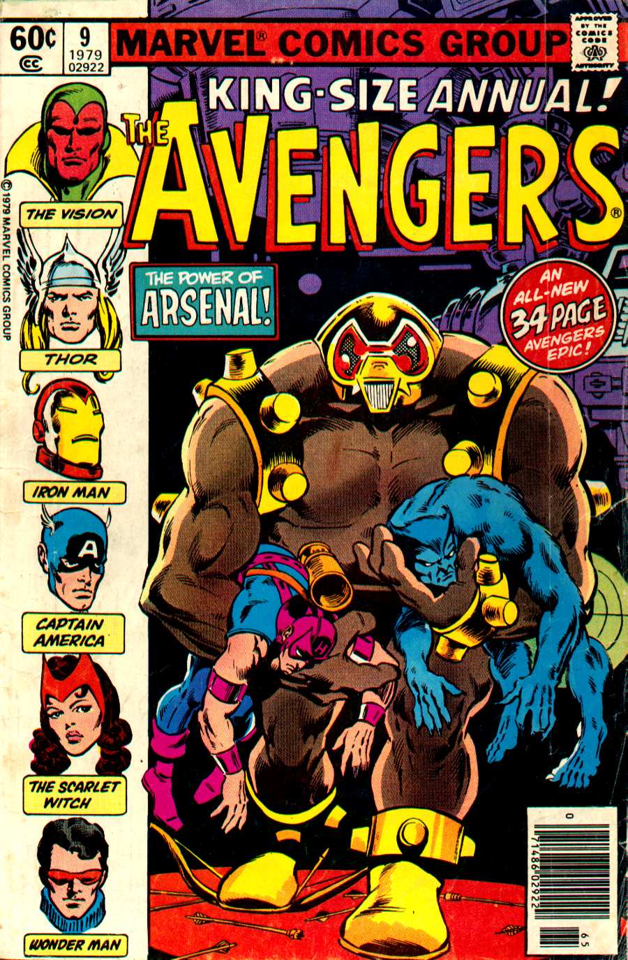 Read online The Avengers (1963) comic -  Issue #188b - 1