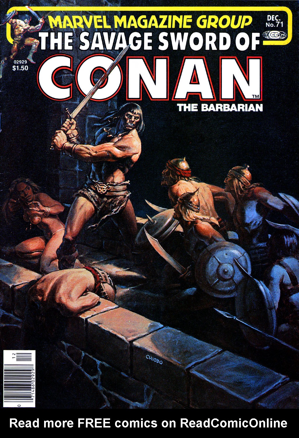 Read online The Savage Sword Of Conan comic -  Issue #71 - 1
