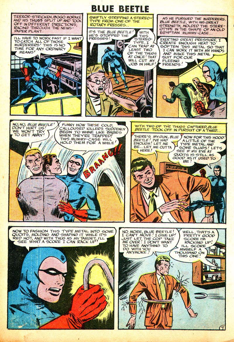 Read online The Blue Beetle comic -  Issue #58 - 11