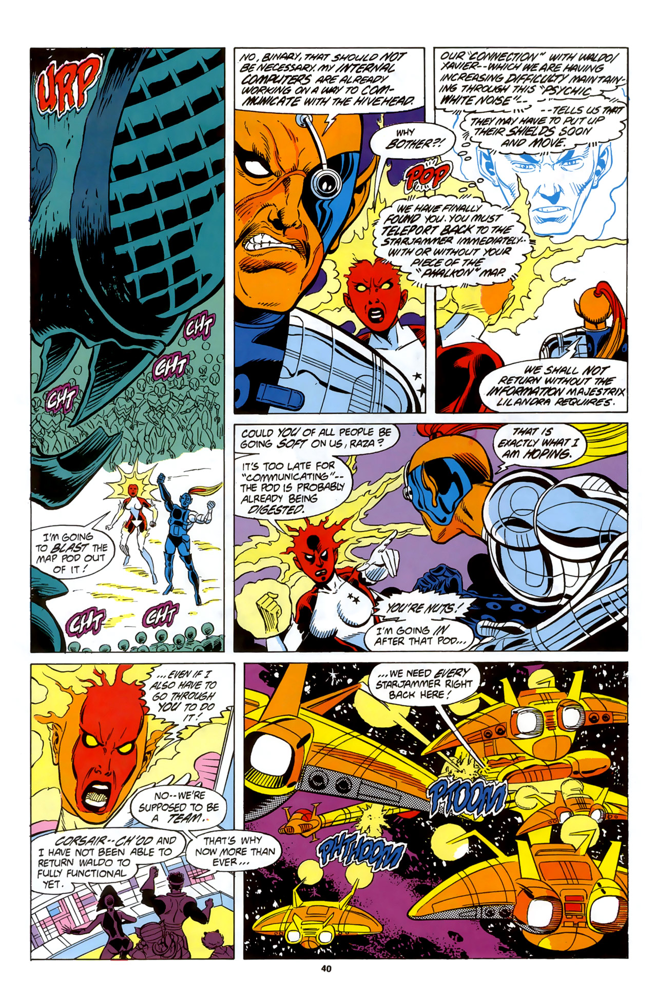 Read online X-Men Spotlight On...Starjammers comic -  Issue #1 - 42