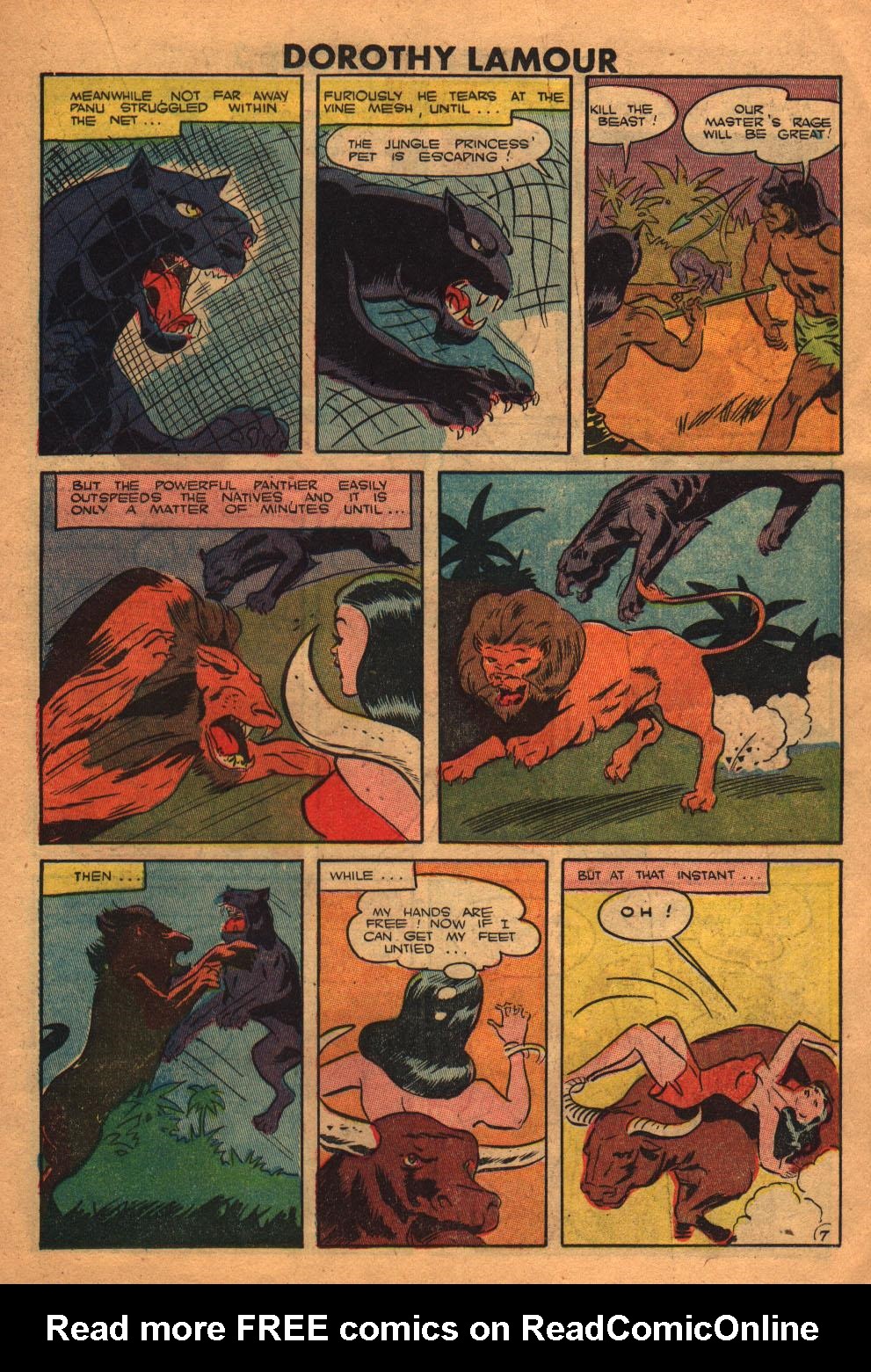 Read online Dorothy Lamour Jungle Princess comic -  Issue #2 - 19