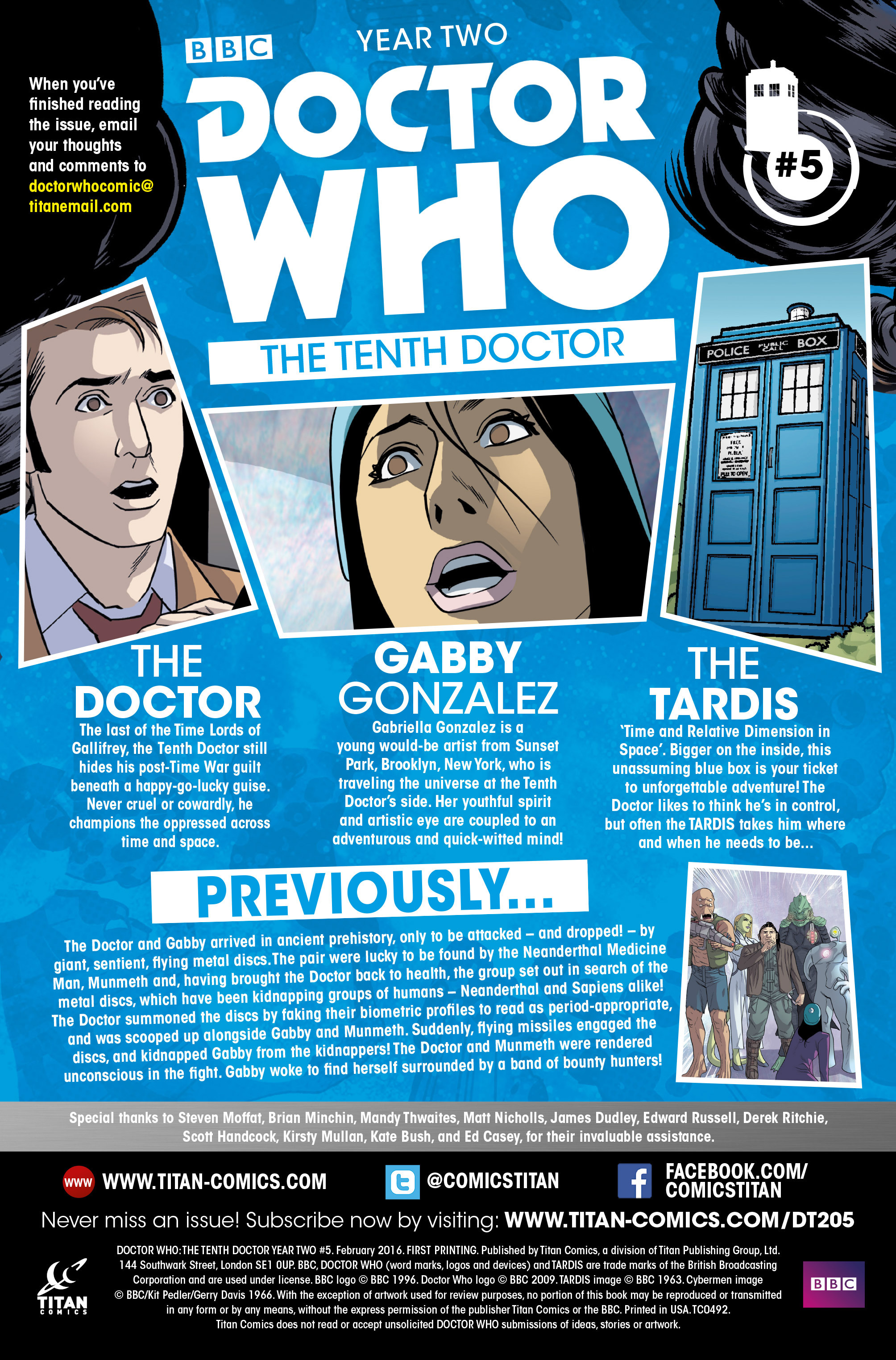 Read online Doctor Who: The Tenth Doctor Year Two comic -  Issue #5 - 2