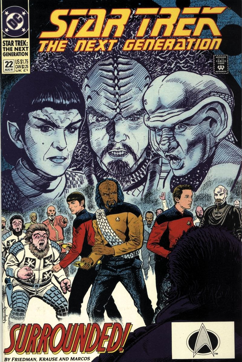 Read online Star Trek: The Next Generation (1989) comic -  Issue #22 - 1