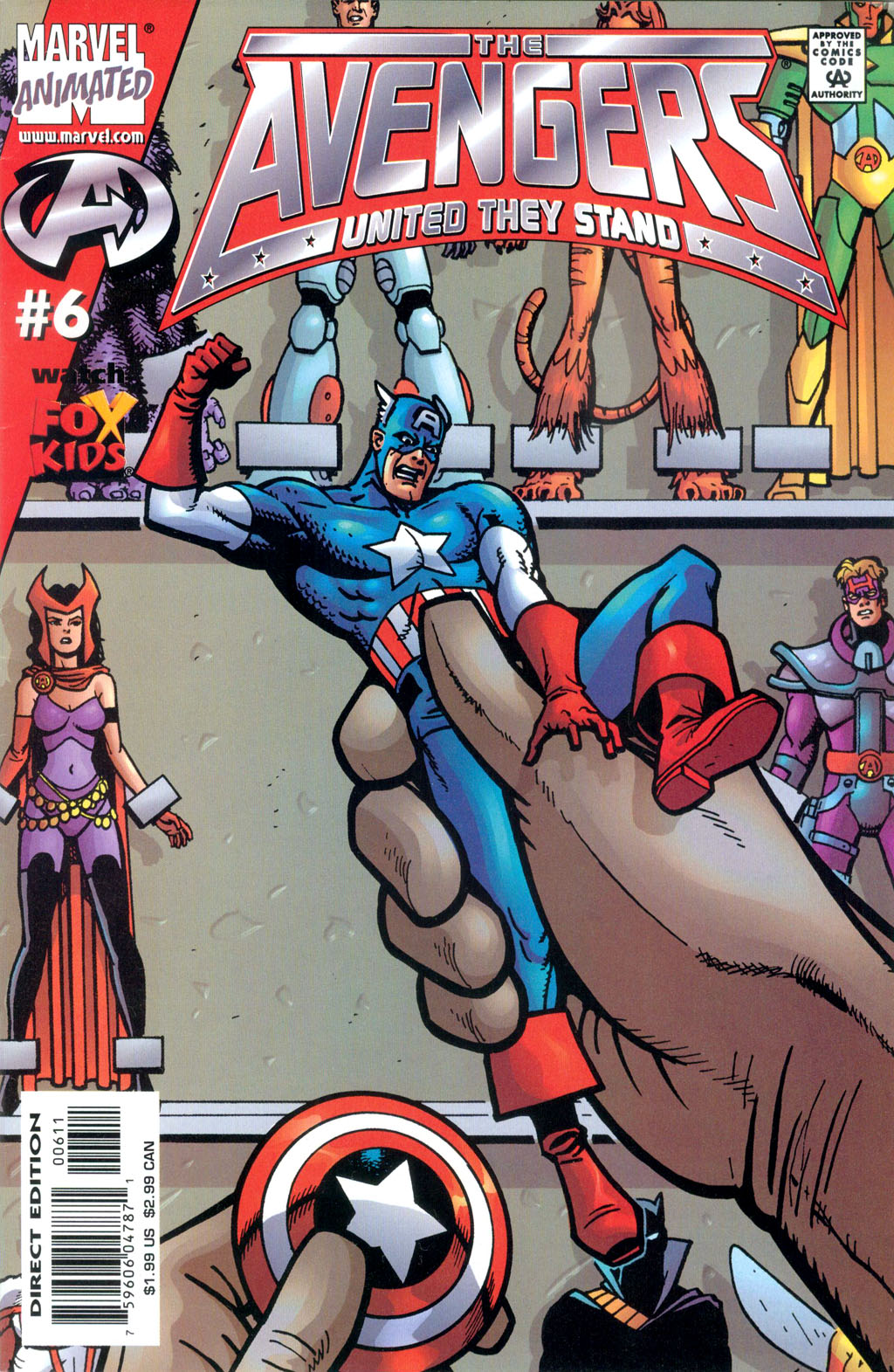 Read online Avengers United They Stand comic -  Issue #6 - 1