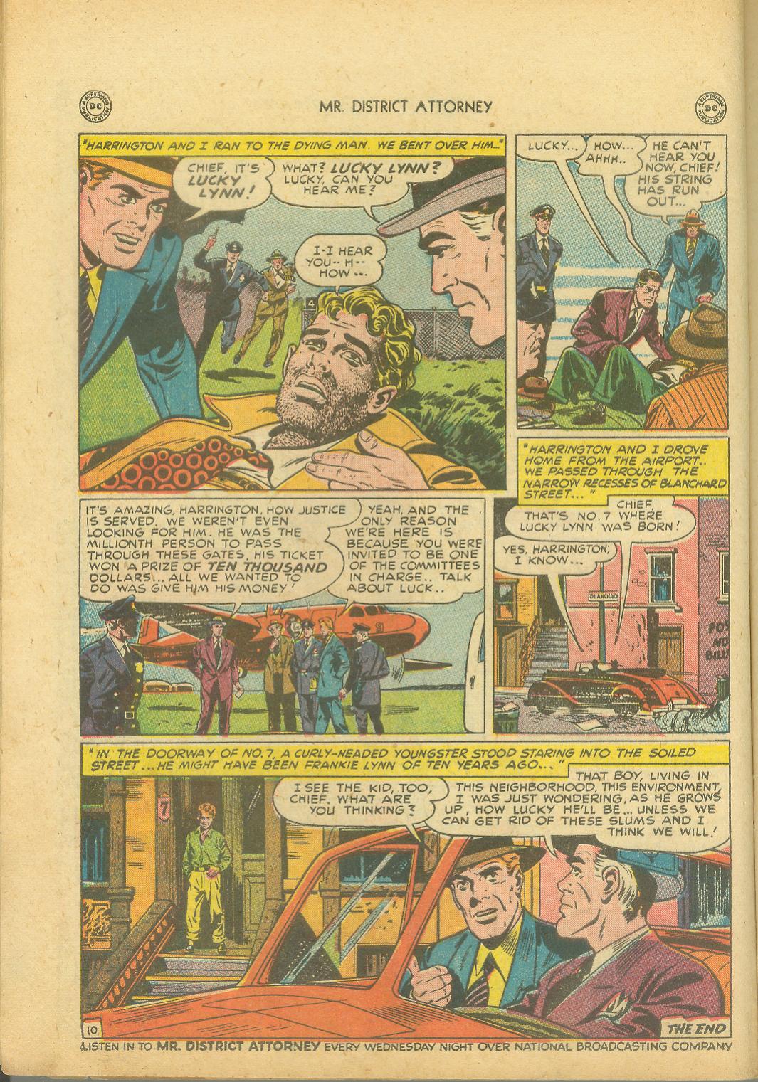 Read online Mr. District Attorney comic -  Issue #8 - 12