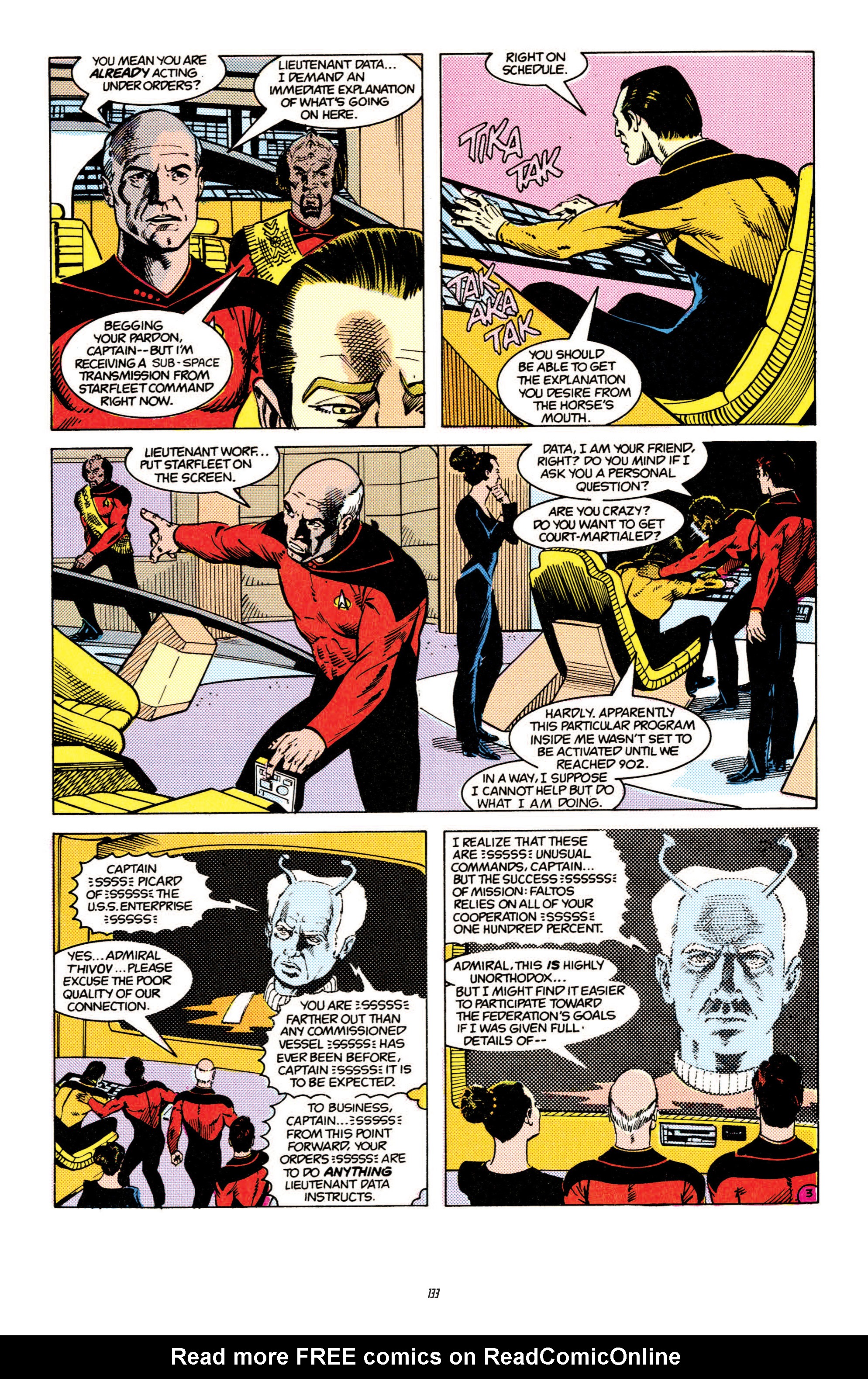 Read online Star Trek Classics comic -  Issue #4 - 132