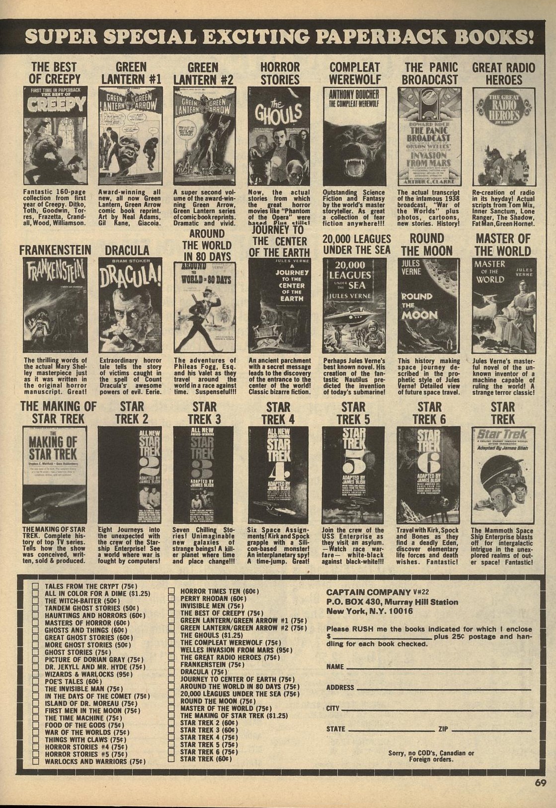 Read online Vampirella (1969) comic -  Issue #22 - 69