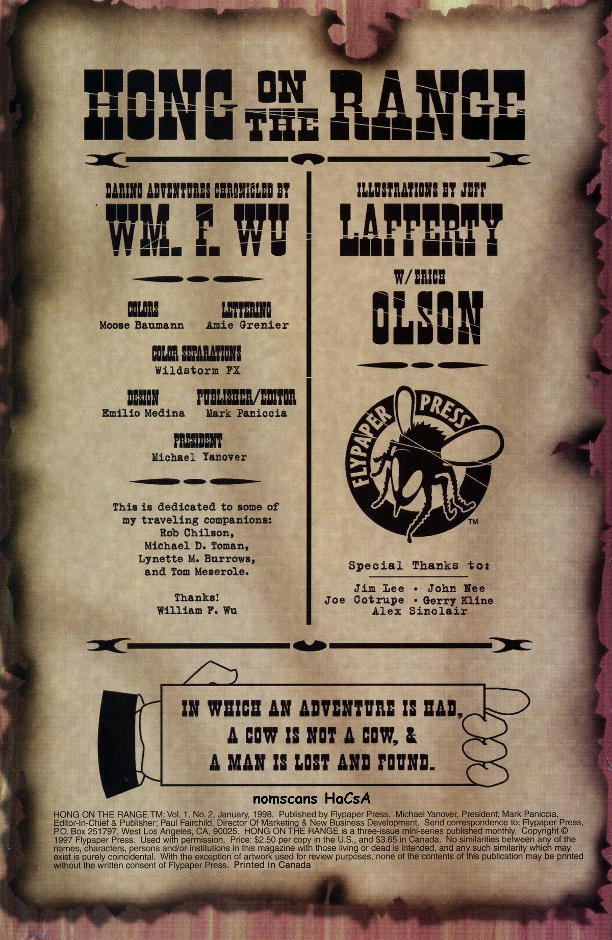 Read online Hong on the Range comic -  Issue #2 - 2