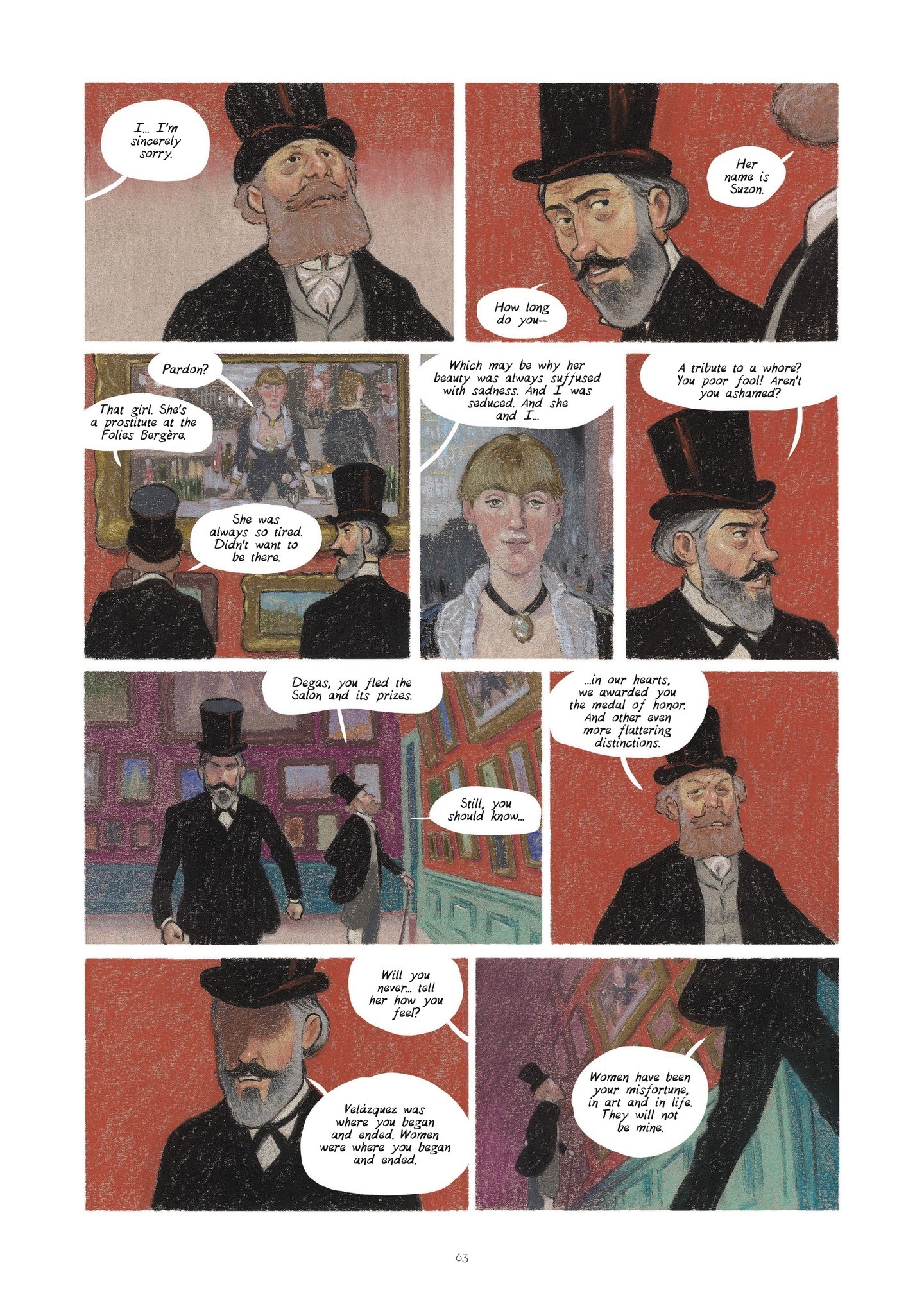 Read online Degas and Cassatt: The Dance of Solitude comic -  Issue # TPB - 62