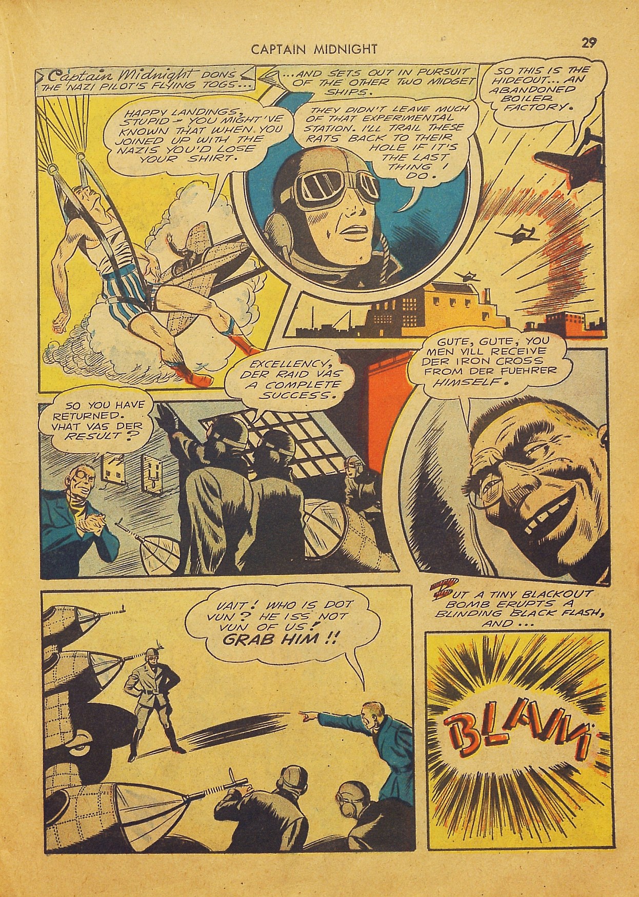 Read online Captain Midnight (1942) comic -  Issue #2 - 28