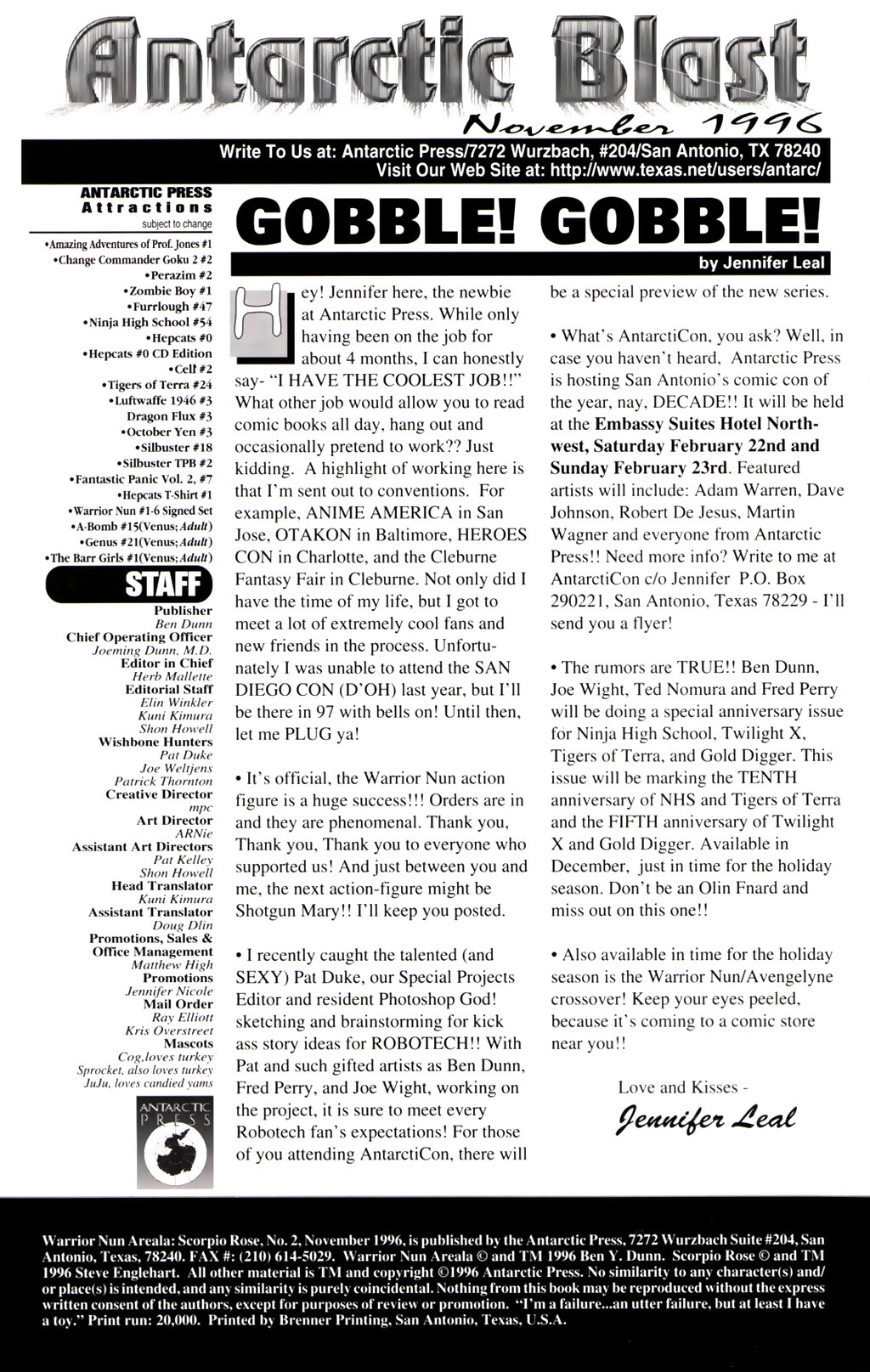 Read online Warrior Nun Areala: Scorpio Rose comic -  Issue #2 - 2