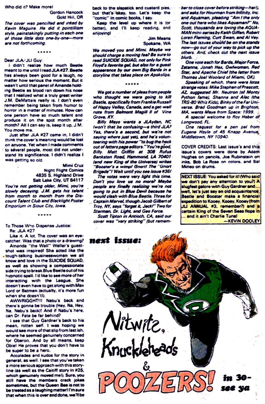 Read online Justice League America comic -  Issue #32 - 25