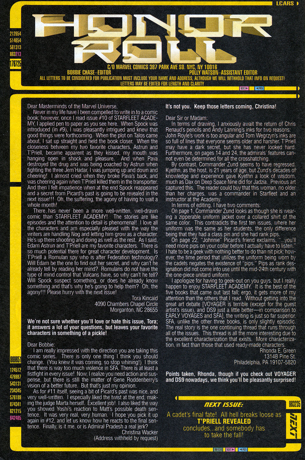 Read online Star Trek: Starfleet Academy (1996) comic -  Issue #15 - 25