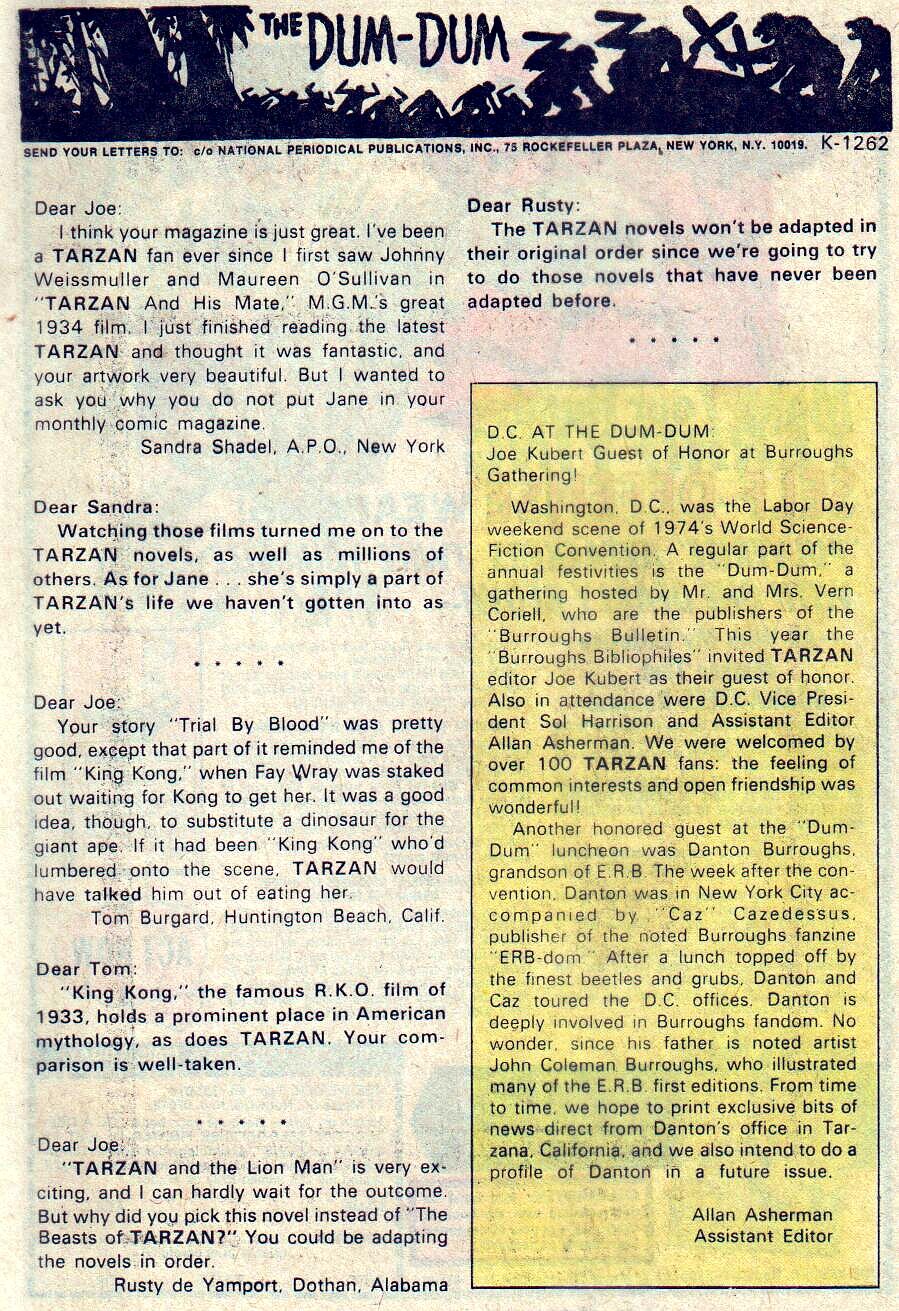 Read online Tarzan (1972) comic -  Issue #235 - 85