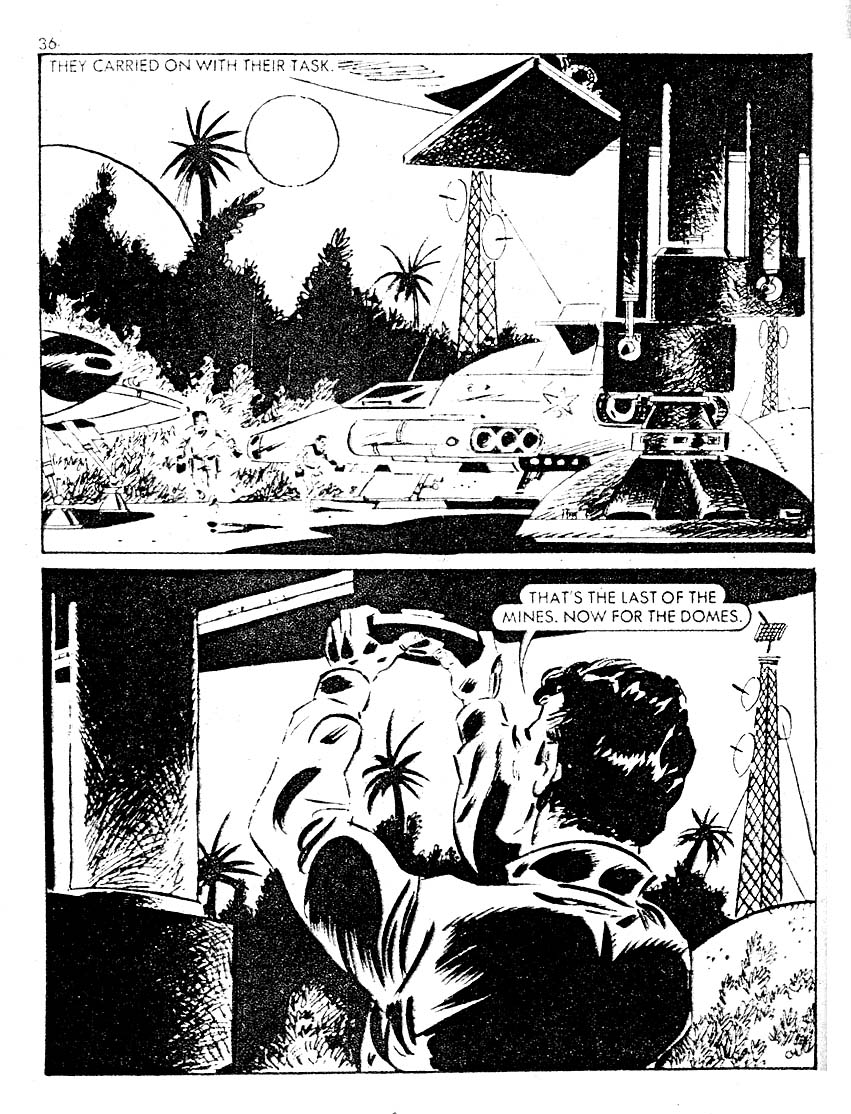 Read online Starblazer comic -  Issue #30 - 36