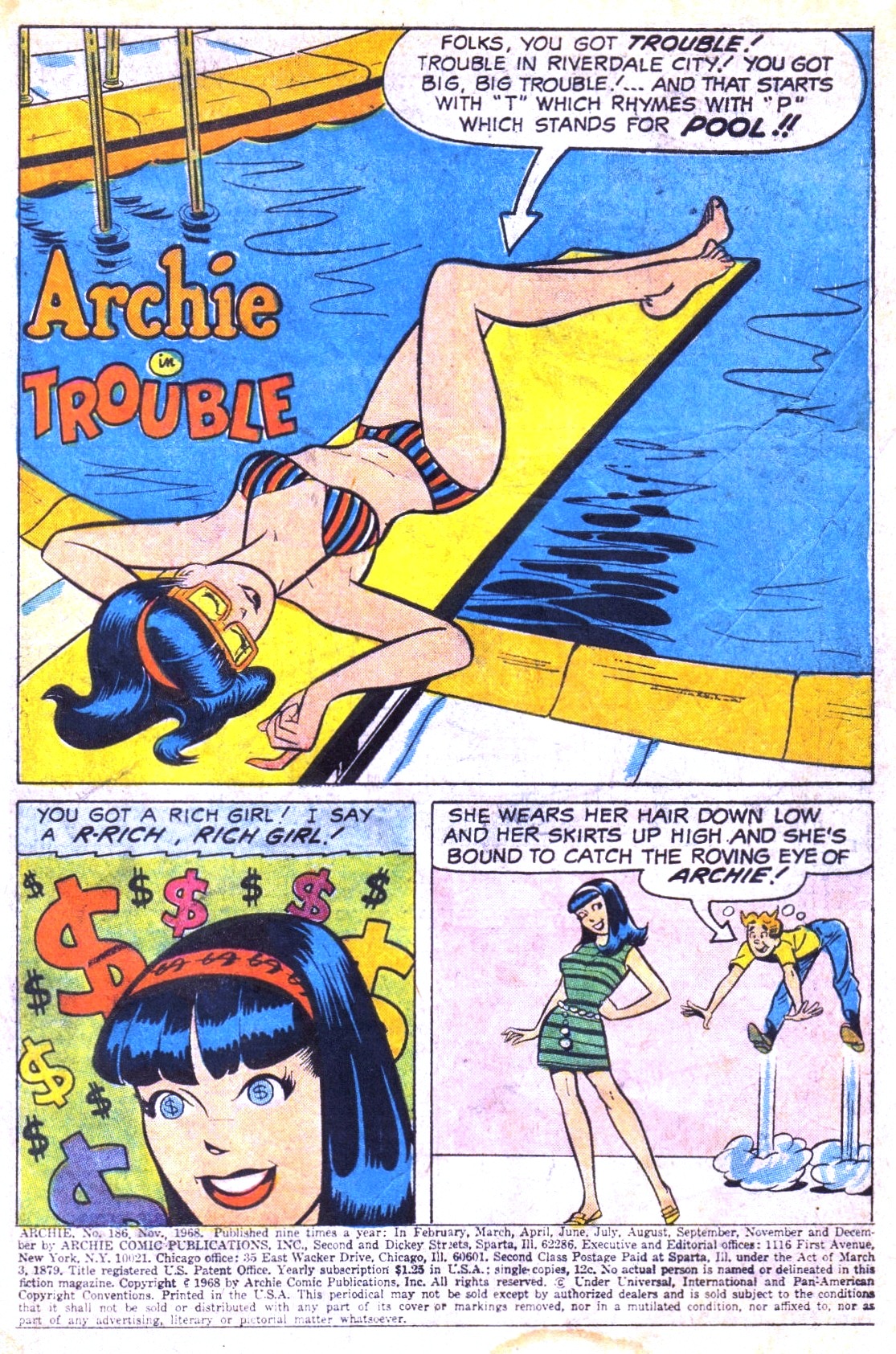 Read online Archie (1960) comic -  Issue #186 - 3