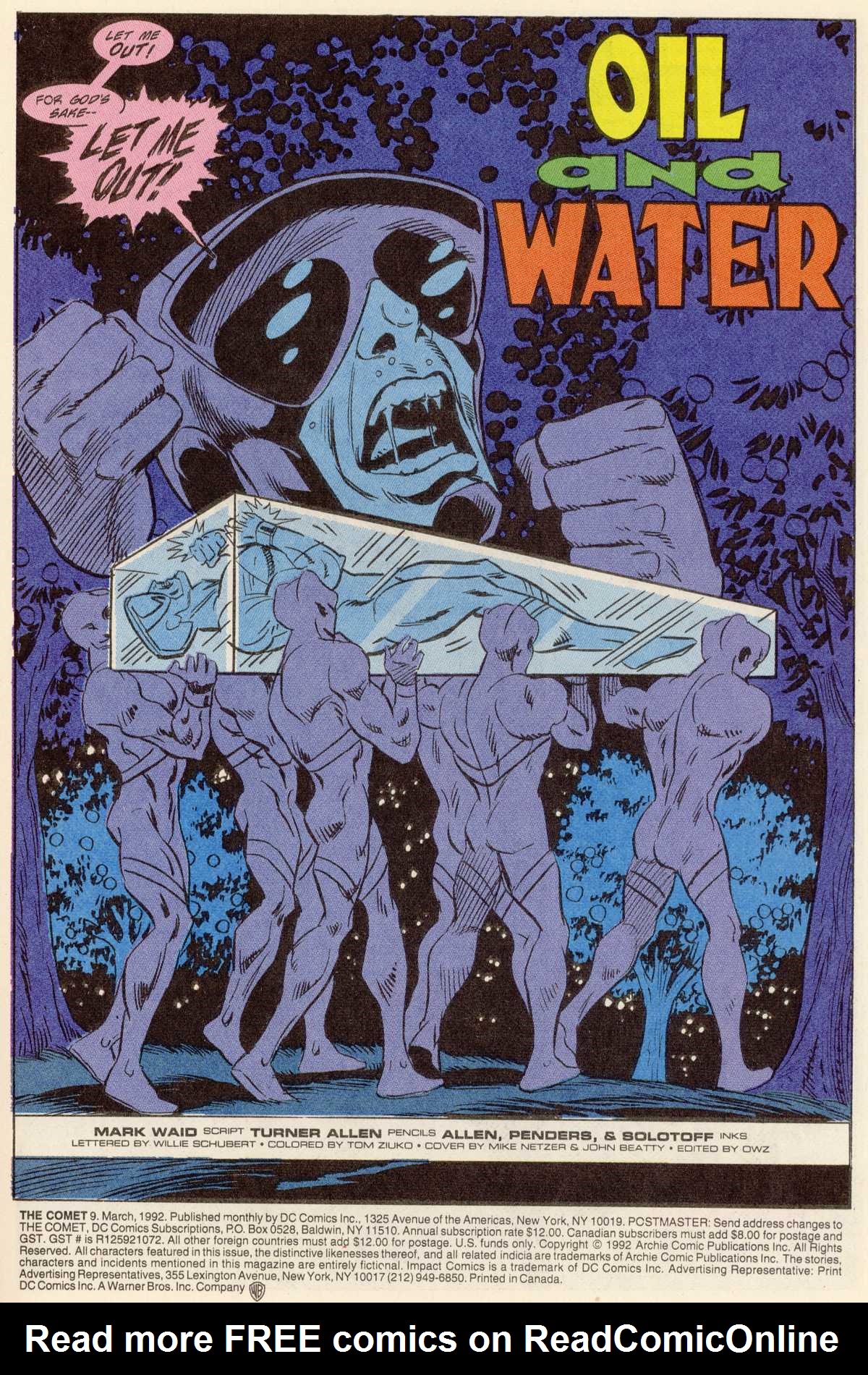 Read online The Comet comic -  Issue #9 - 2