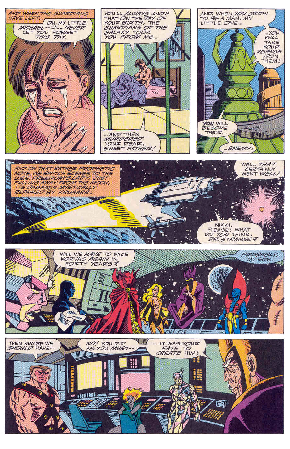 Read online Guardians of the Galaxy (1990) comic -  Issue # _Annual 1 - 32