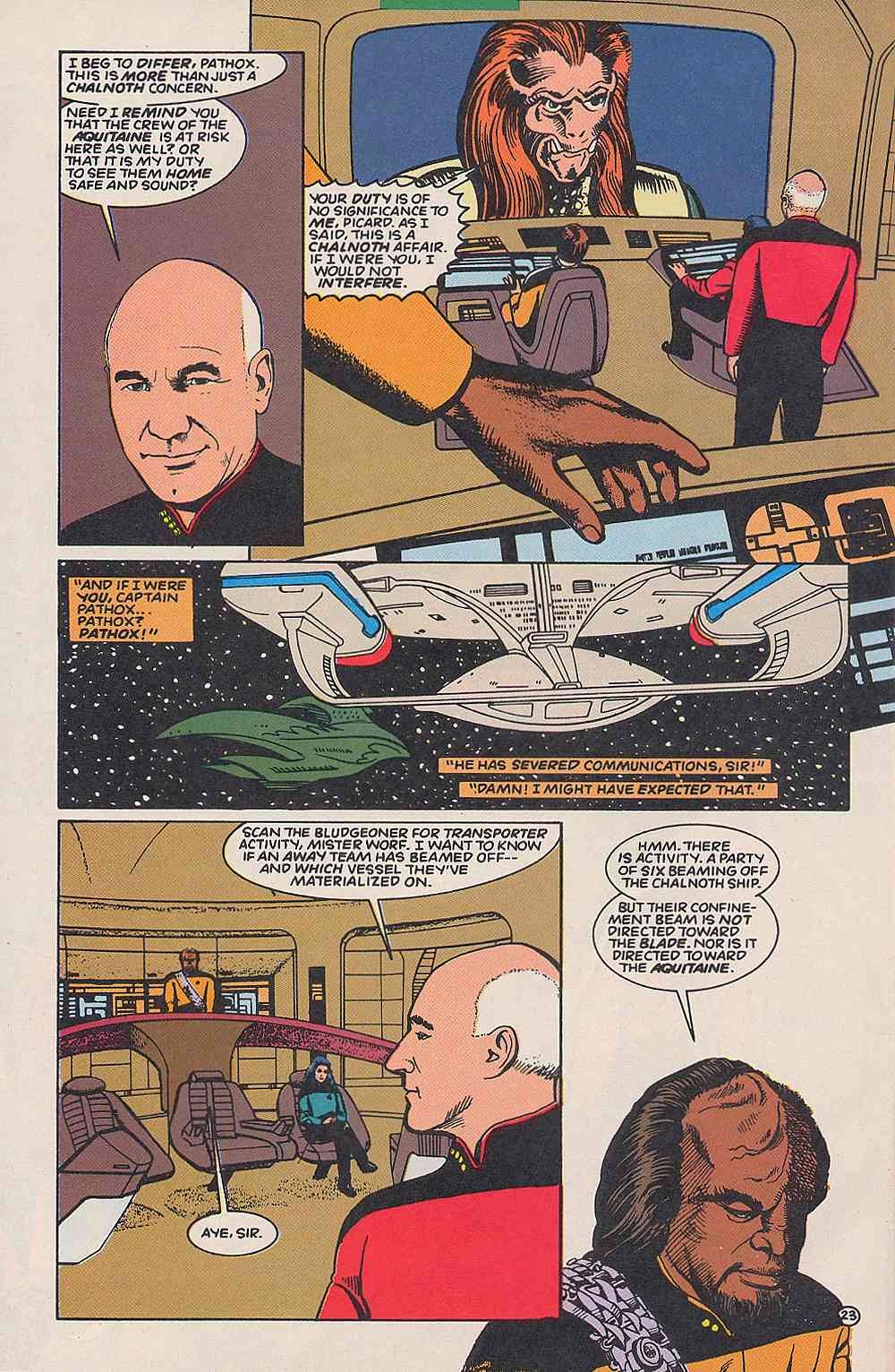Read online Star Trek: The Next Generation (1989) comic -  Issue #59 - 23