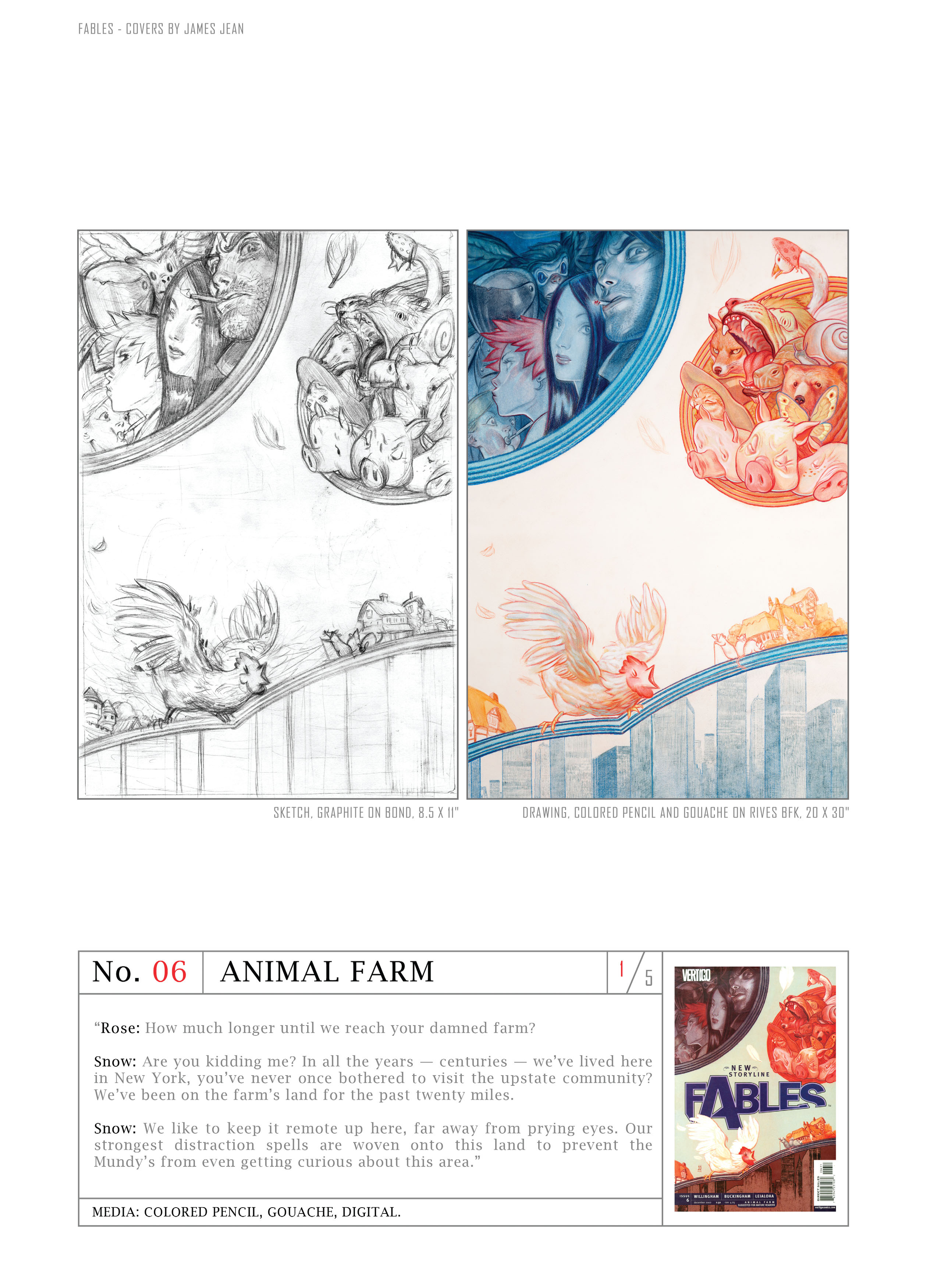 Read online Fables: Covers by James Jean comic -  Issue # TPB (Part 1) - 21