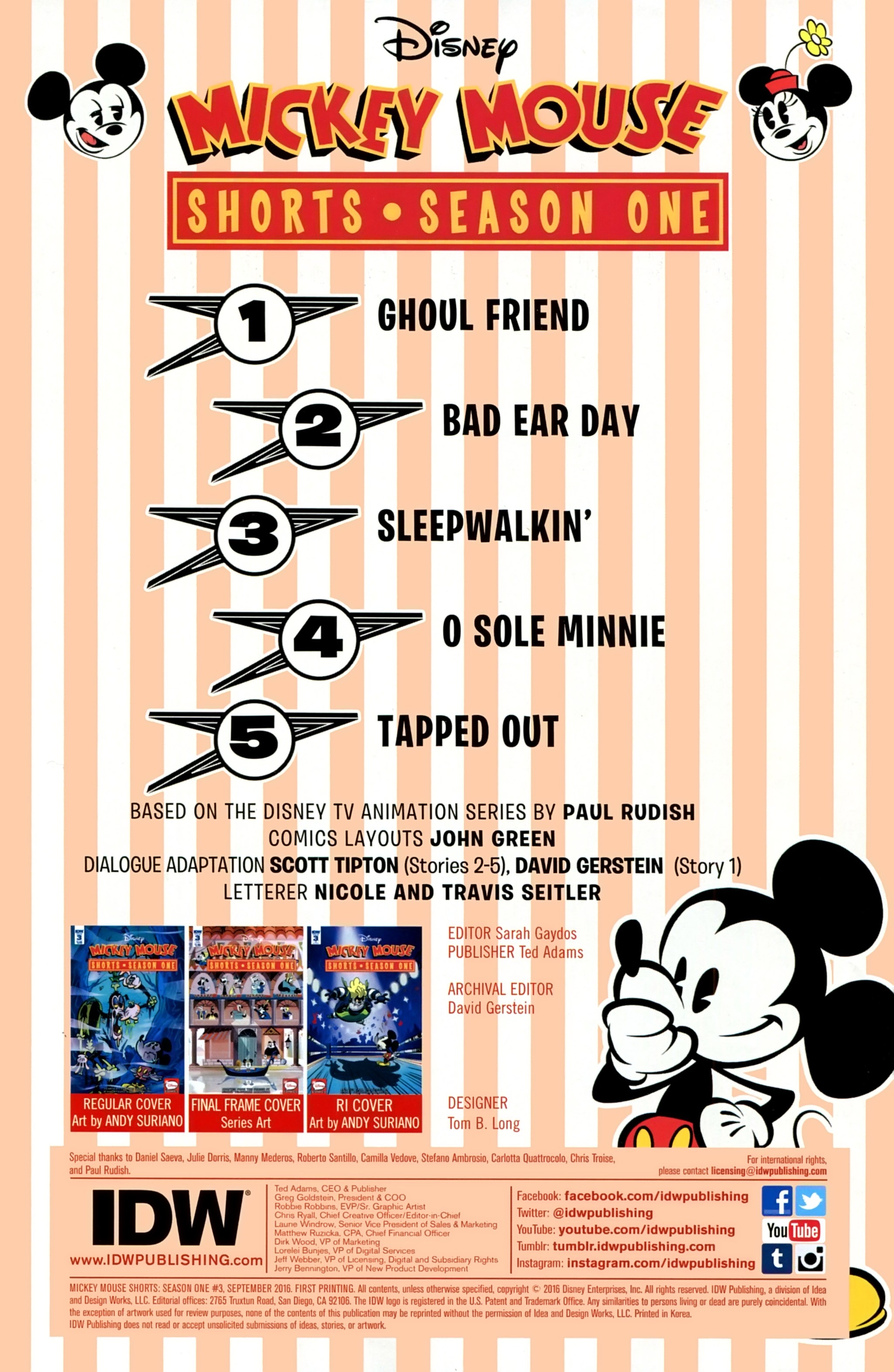 Mickey Mouse Shorts Season One Issue 3 | Read Mickey Mouse Shorts