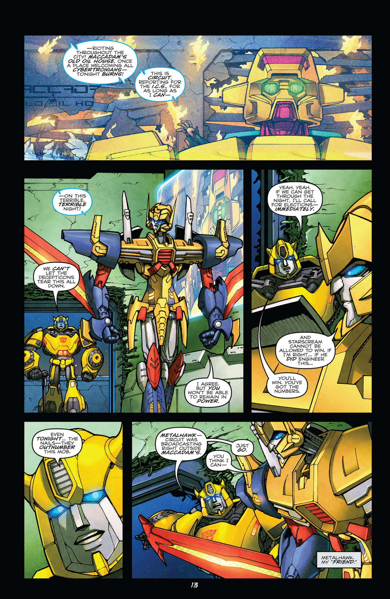 Read online Transformers: Robots In Disguise (2012) comic -  Issue #13 - 15