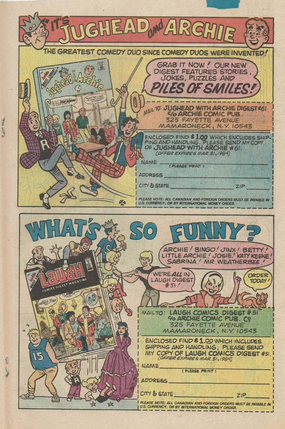 Read online Archie at Riverdale High (1972) comic -  Issue #95 - 19