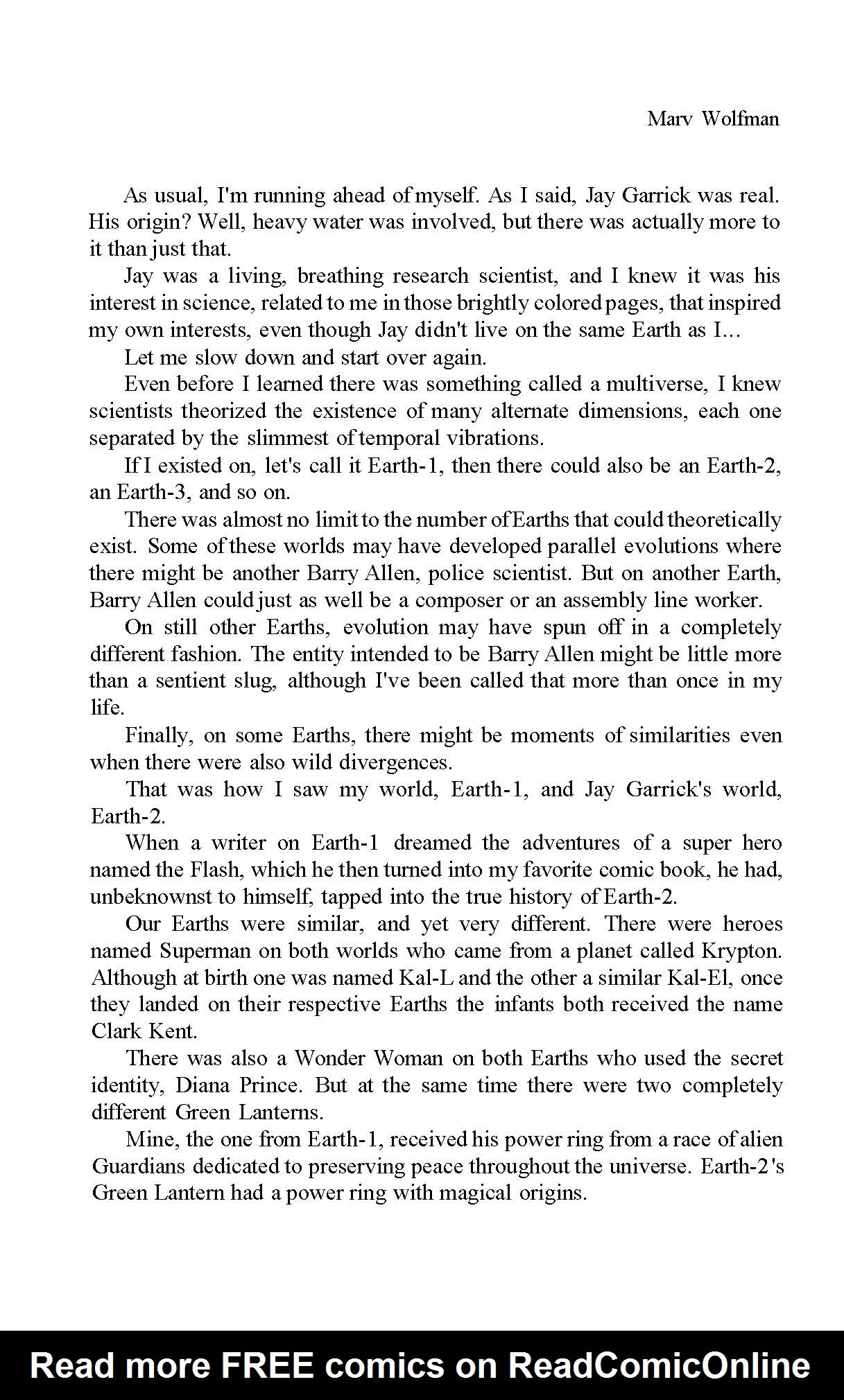 Read online Crisis on Infinite Earths (1985) comic -  Issue # _Novel (Part 1) - 13