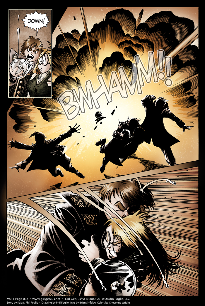 Read online Girl Genius (2002) comic -  Issue #1 - 34