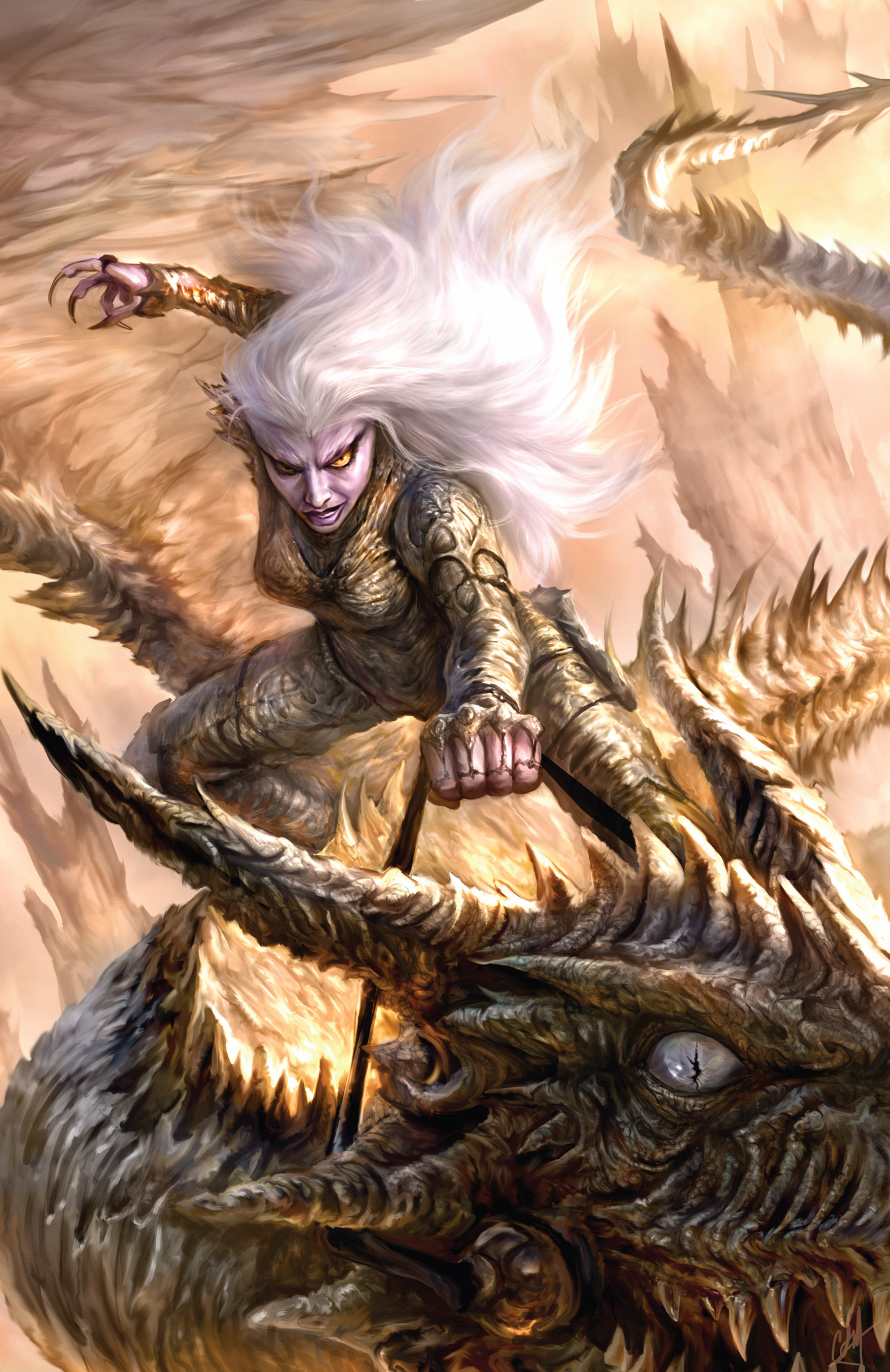 Read online American Mythology Dark: Werewolves vs Dinosaurs comic -  Issue #2 - 32