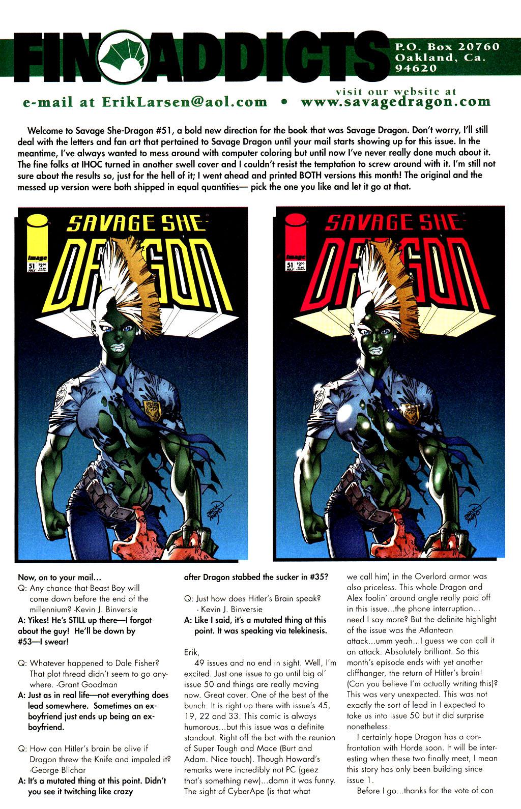 Read online The Savage Dragon (1993) comic -  Issue #51 - 23