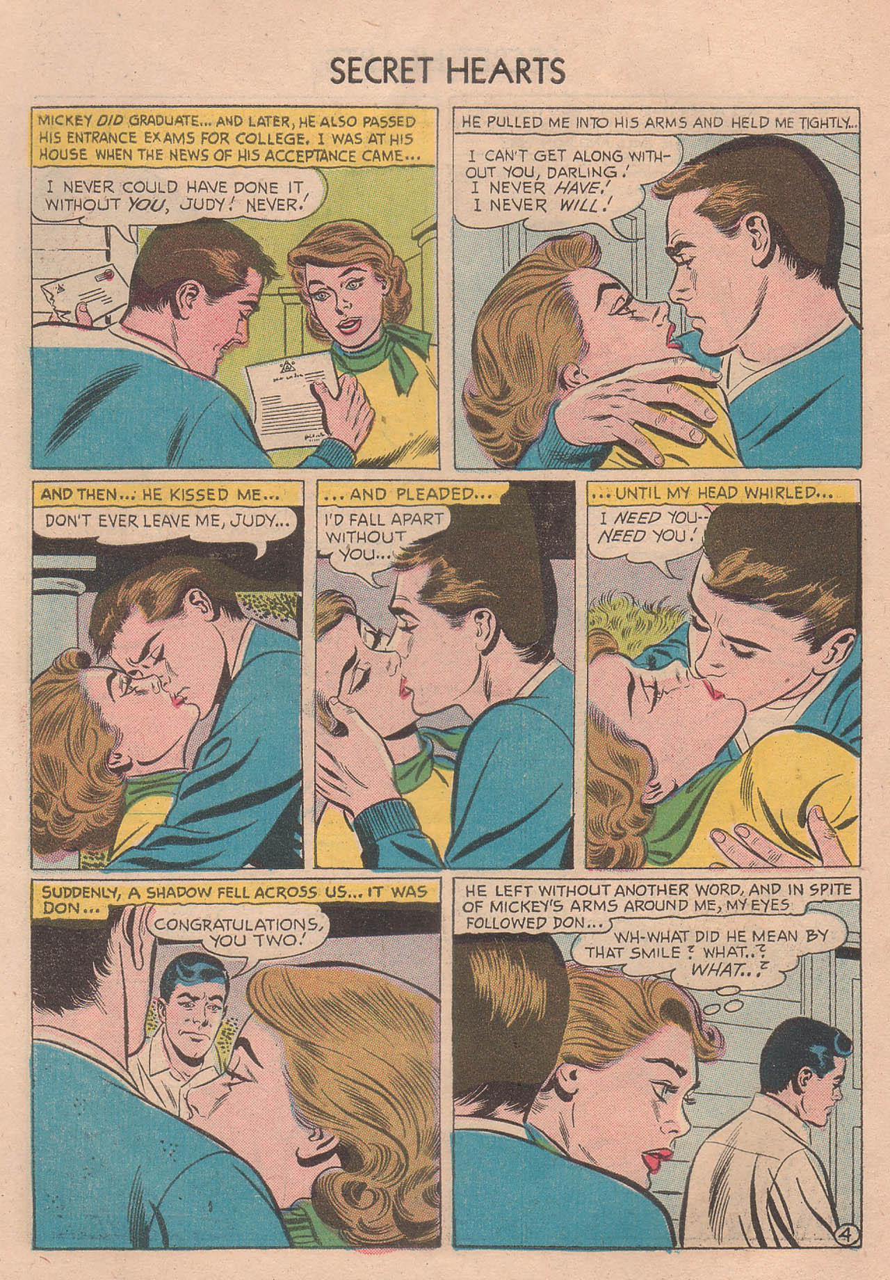 Read online Secret Hearts comic -  Issue #39 - 30