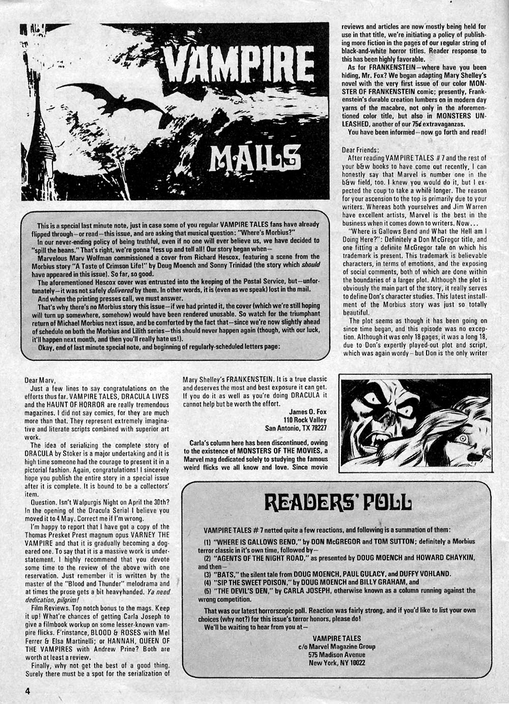 Read online Vampire Tales comic -  Issue #9 - 5