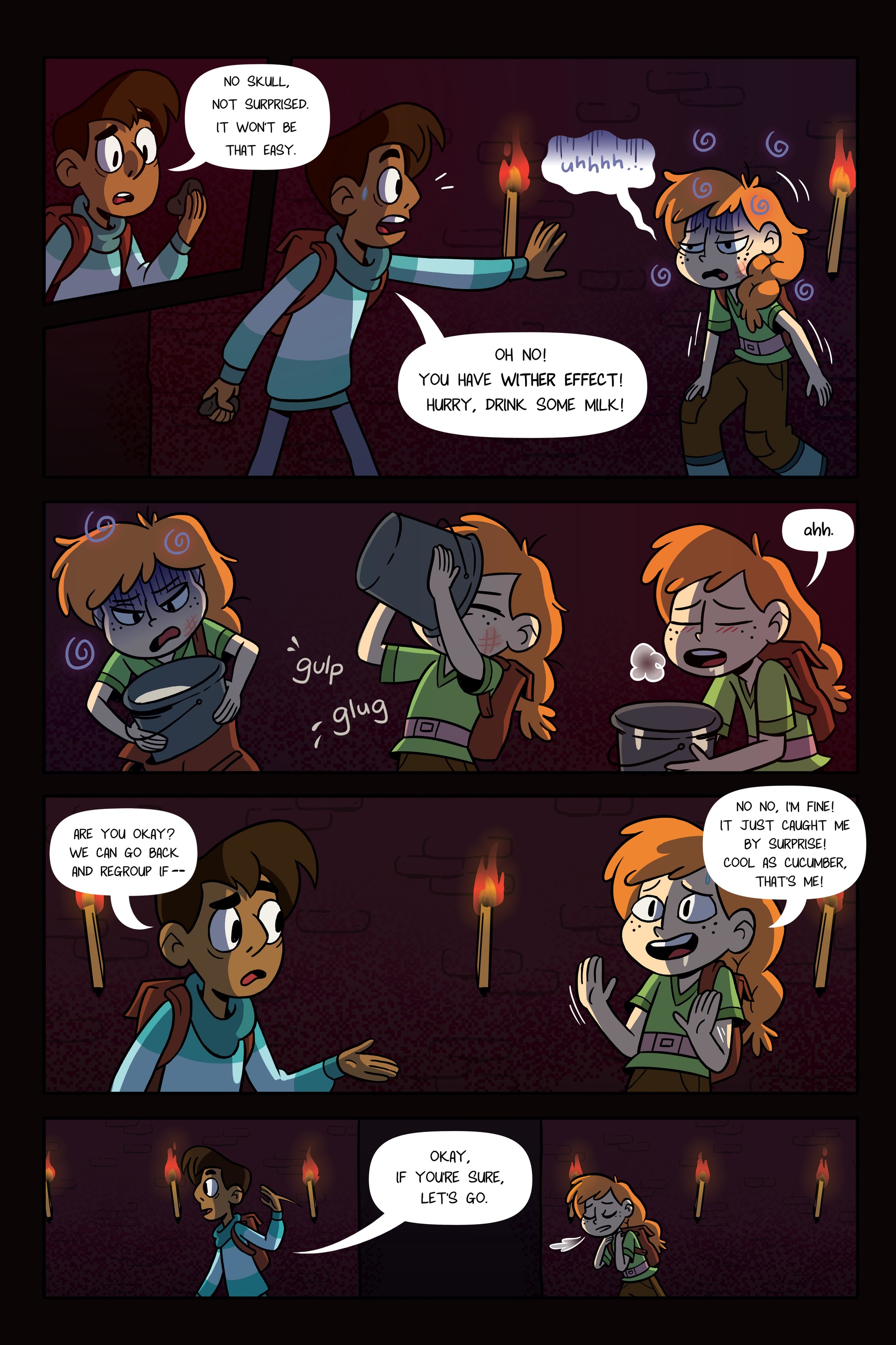 Read online Minecraft: Open World – Into the Nether comic -  Issue # TPB - 45