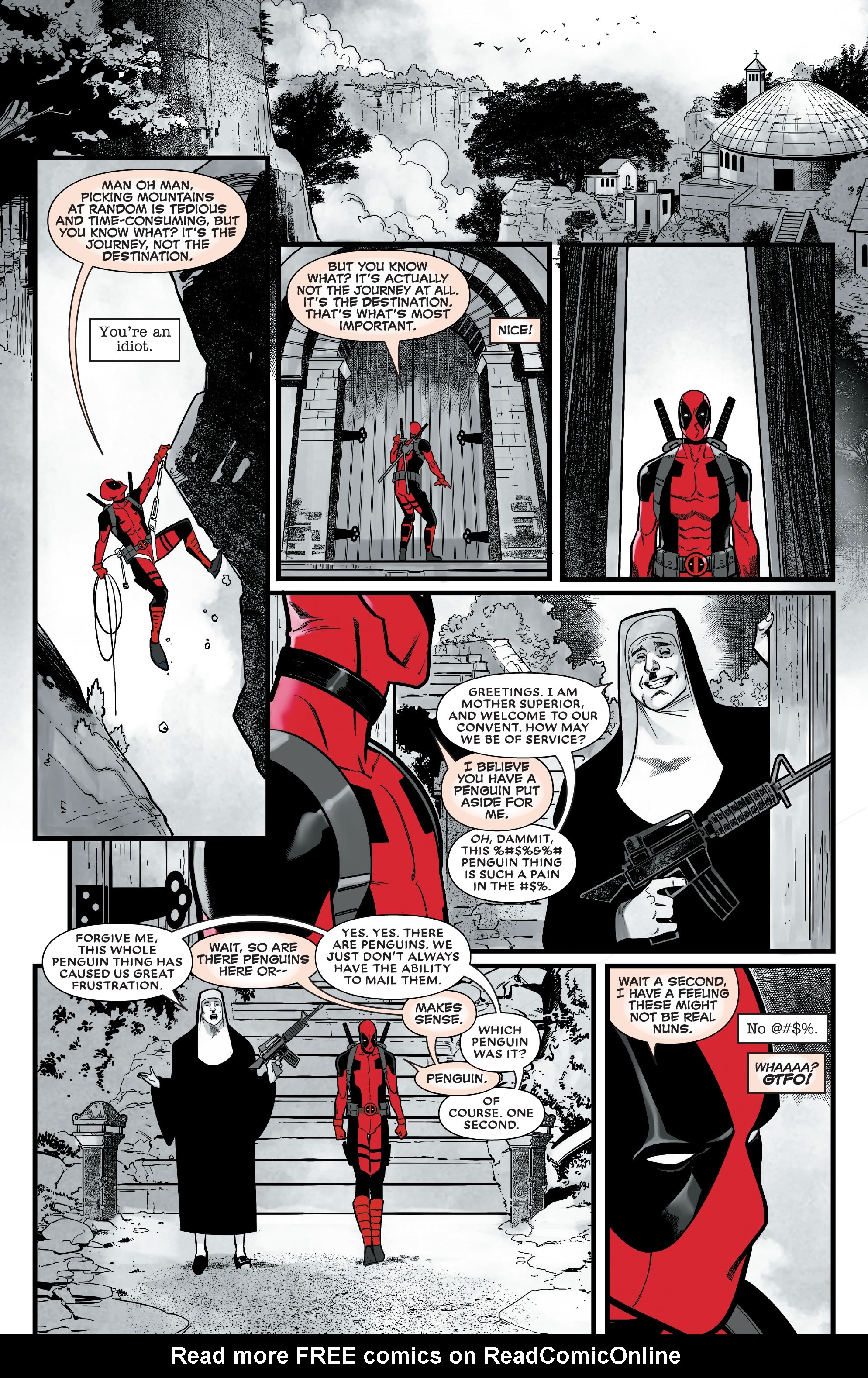 Read online Deadpool: Black, White & Blood comic -  Issue #3 - 8