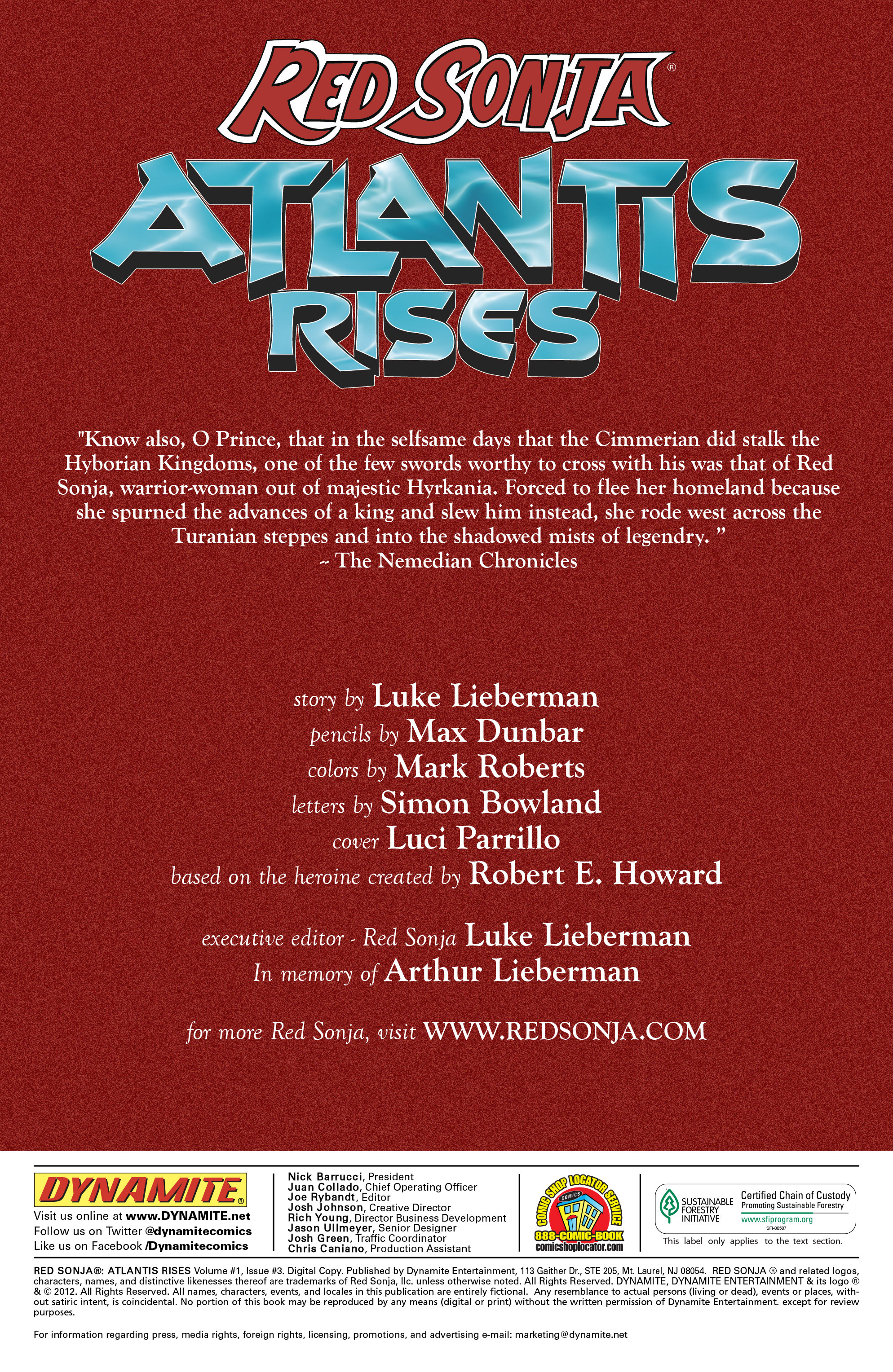 Read online Red Sonja: Atlantis Rises comic -  Issue #3 - 2
