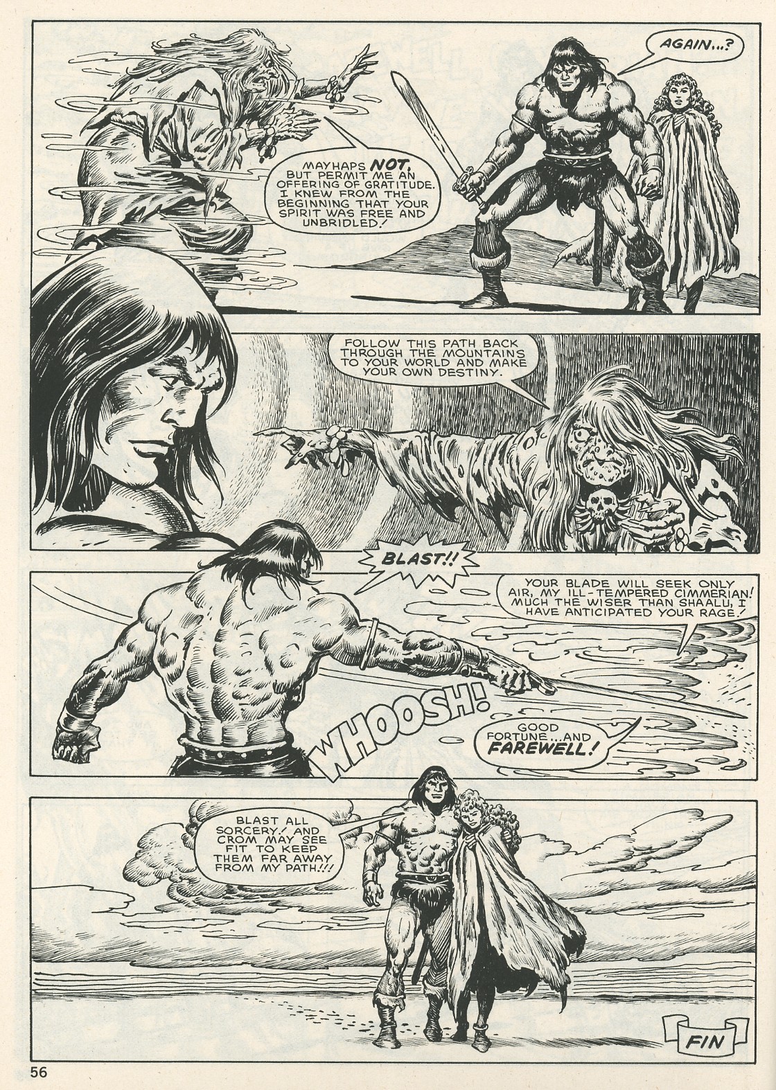 Read online The Savage Sword Of Conan comic -  Issue #123 - 56