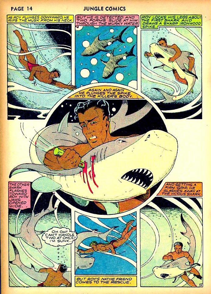 Read online Jungle Comics comic -  Issue #23 - 18